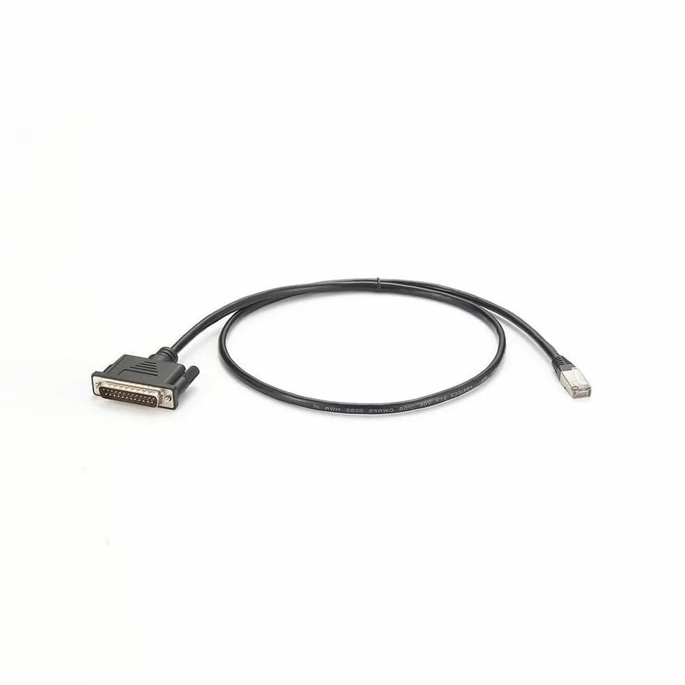 Câble console modem Ethernet mâle DB25 vers RJ45 1M