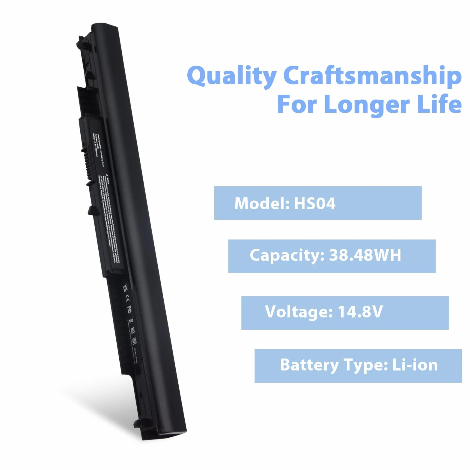 Batterie Compatible HP 807957-001 HSTNN-IB7B/LB6V 250 255 240 G4 G5 340 346 348 G3