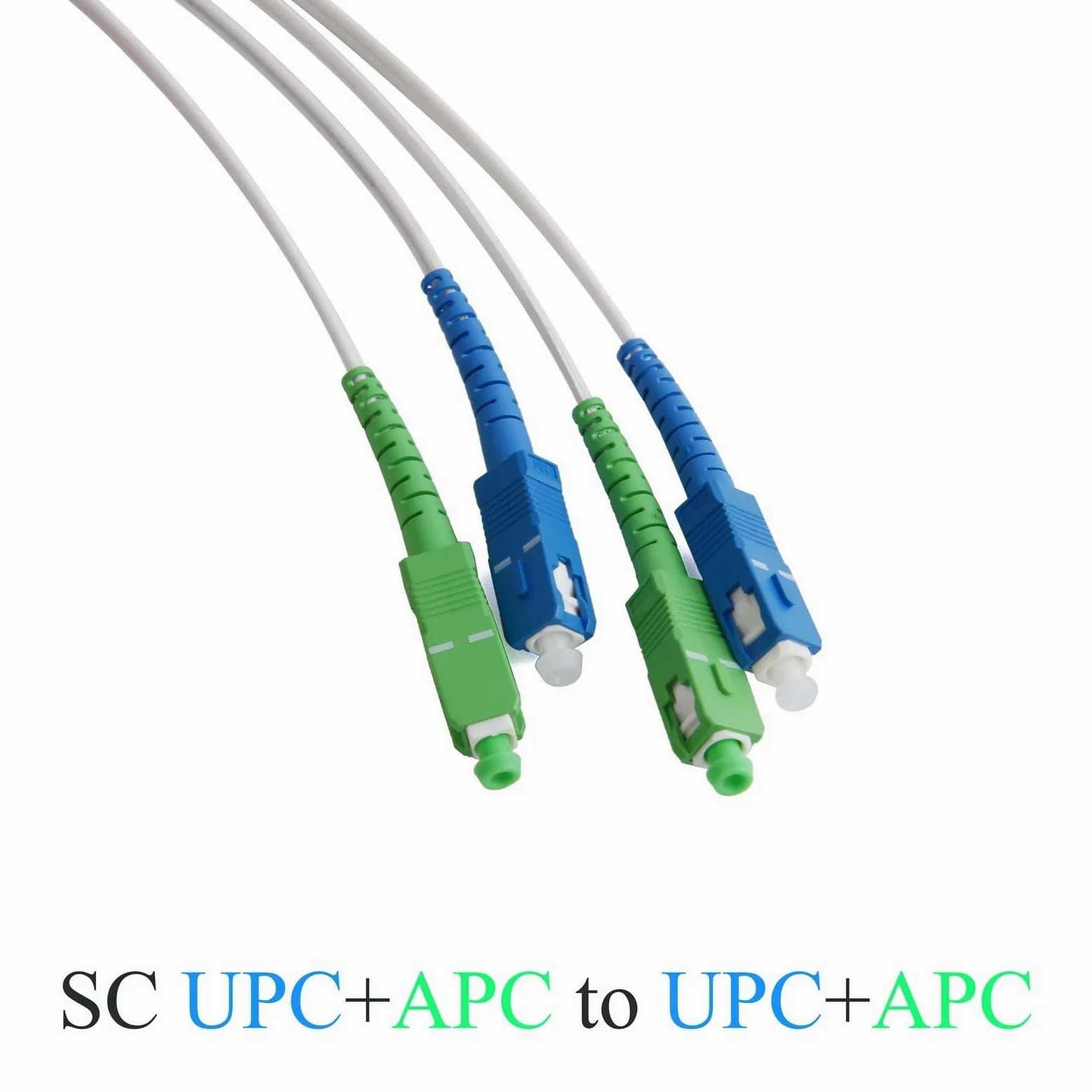 Fil d'extension optique SC UPC + à UPC +, fil de cuir intérieur monomode à 2 cœurs, câble à Fiber optique de 100M/120M/150M/200M/300M(200M)