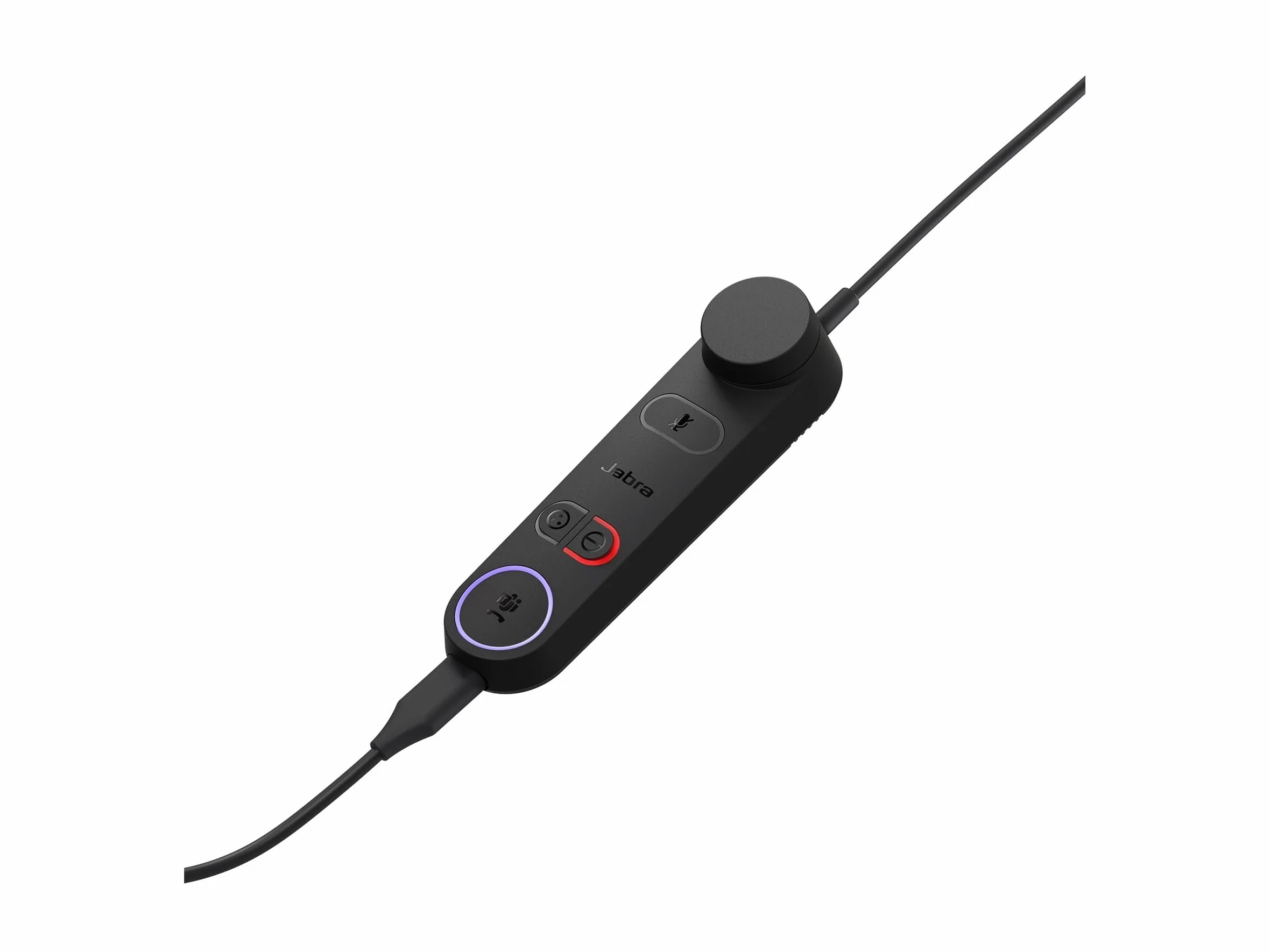 Jabra Engage 50 II - Micro-casque filaire stéréo avec contrôle d’appel Link - 3 micros à réduction de bruit, ultra-léger, USB-A - Certifié MS Teams, fonctionne avec toutes les plateformes - Noir