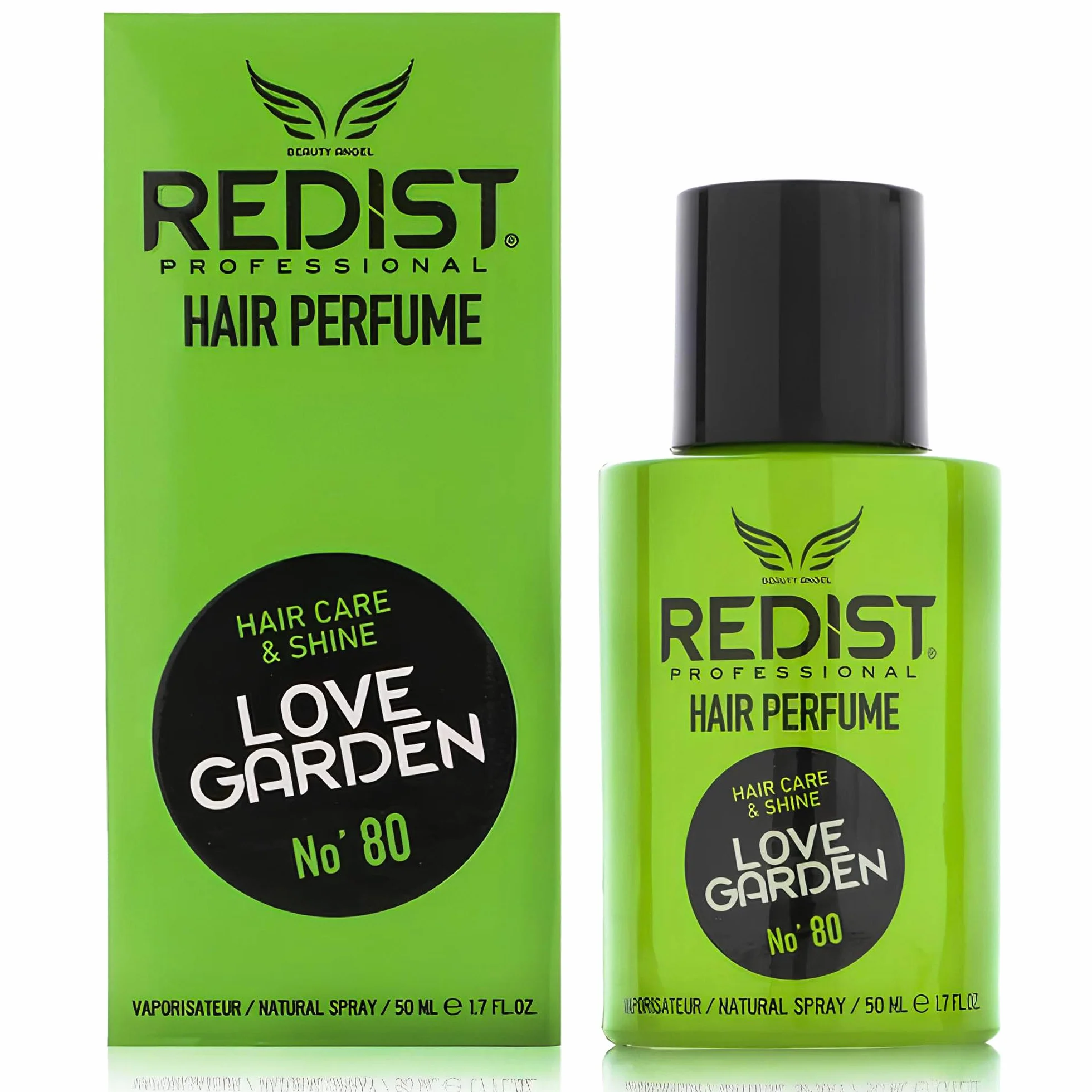 Redist Hair Perfume Love Garden No.80 – Parfum pour cheveux pour femme – Spray 50 ml – Neutralise les odeurs – Longue durée