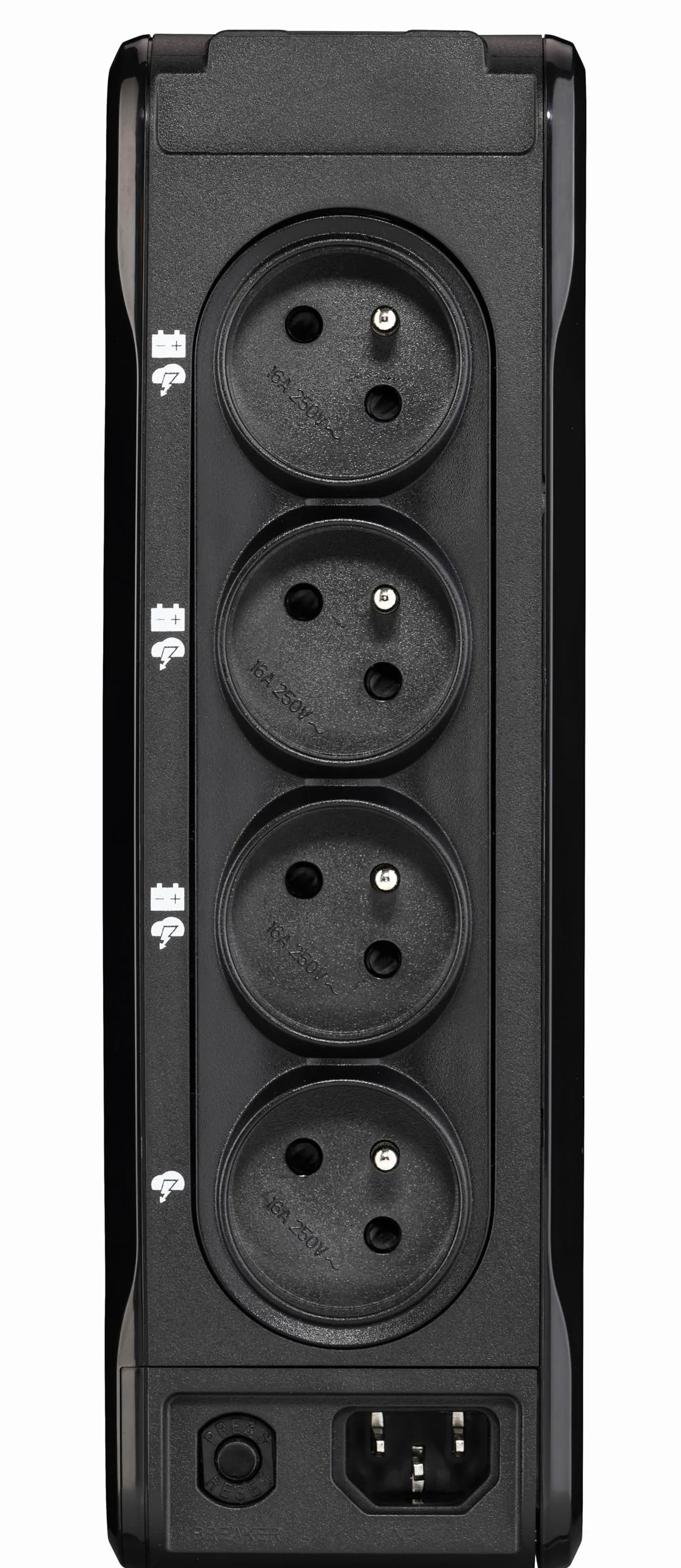 Eaton Ellipse 3P700F Onduleur 700VA 420W 4 Prises FR Protection Batterie Surtension Foudre Noir