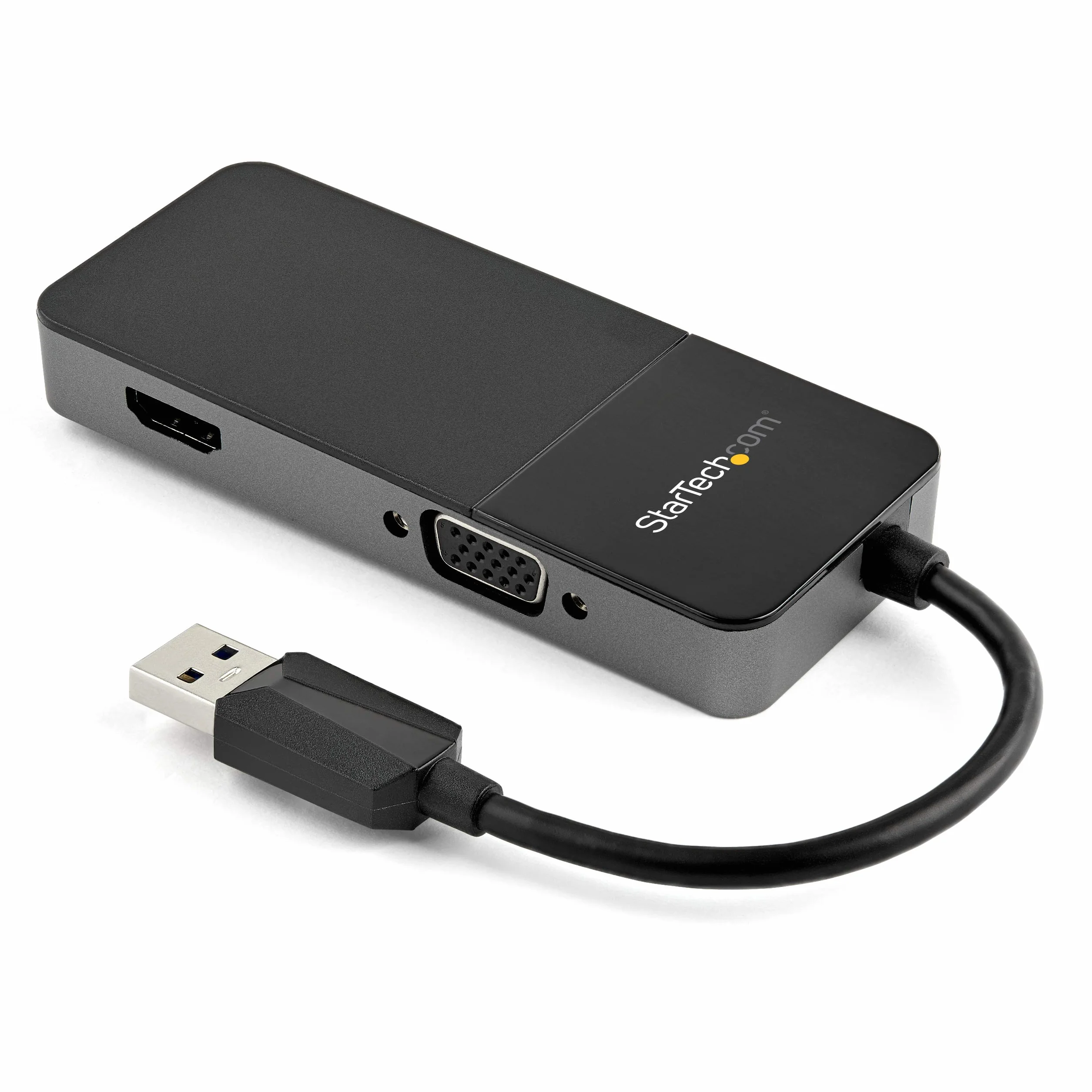 StarTech.com Adaptateur USB 3.0 vers HDMI VGA 1080p Multiport Double Écran 4K Carte Graphique Externe