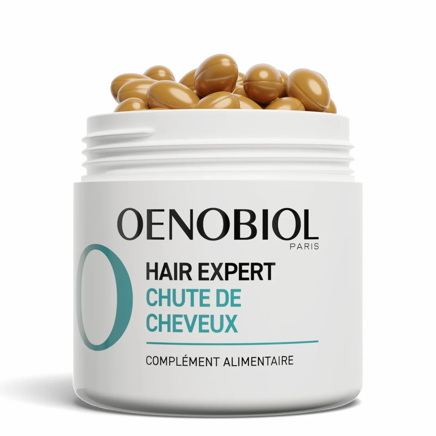 OENOBIOL HAIR EXPERT Chute de Cheveux Complément Alimentaire 2x60 Capsules Programme 2 Mois