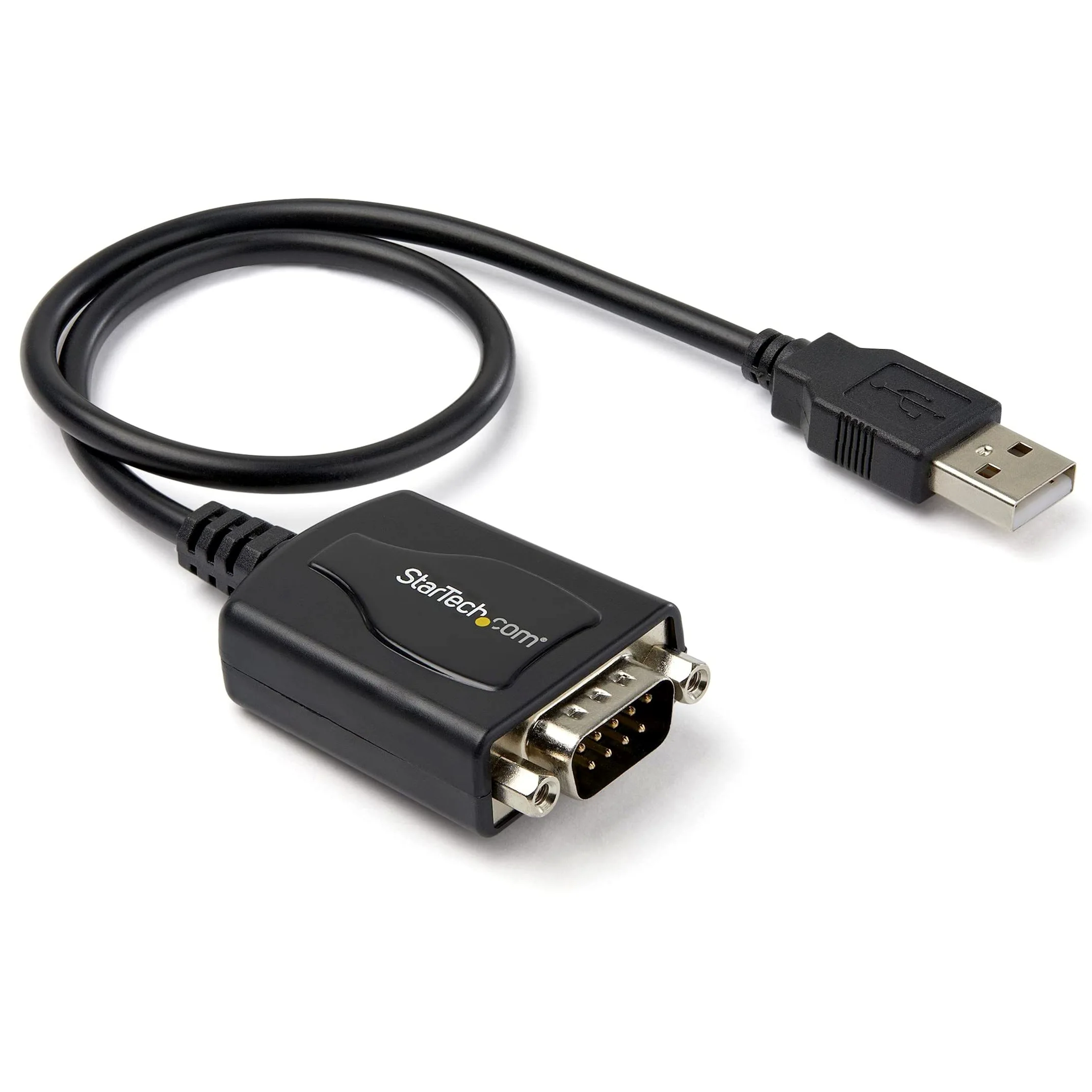 StarTech Câble USB vers Série RS232 Pro 30cm, 1 Port (ICUSB2321X) | Retention COM, Adaptateur USB vers RS232, Windows uniquement, DB9