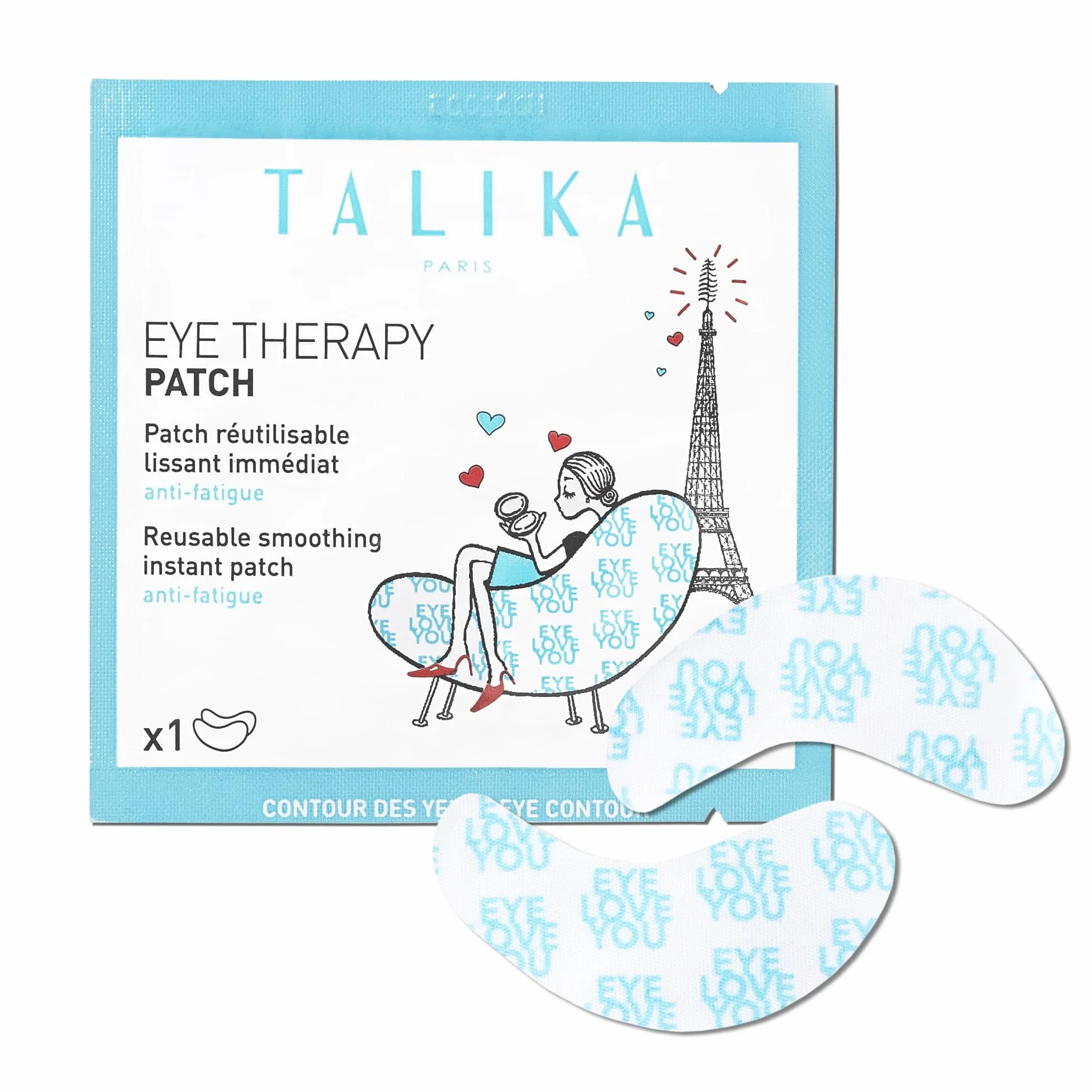 TALIKA Eye Therapy Patch Anti Cernes Poches Réutilisable Soin Yeux Fatigués 1 paire