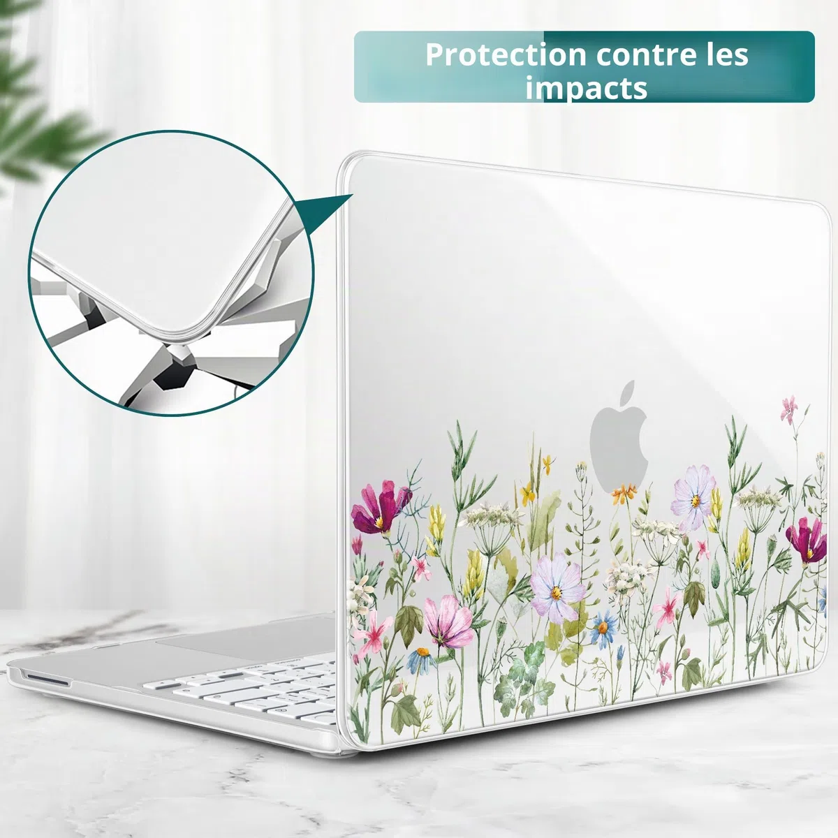 Batianda Coque rigide ultra fine pour MacBook Neo 13" version 2026, modèle A3404, avec protection de clavier, protecteur d'écran et adaptateur USB, ensemble d'accessoires légers pour ordinateur