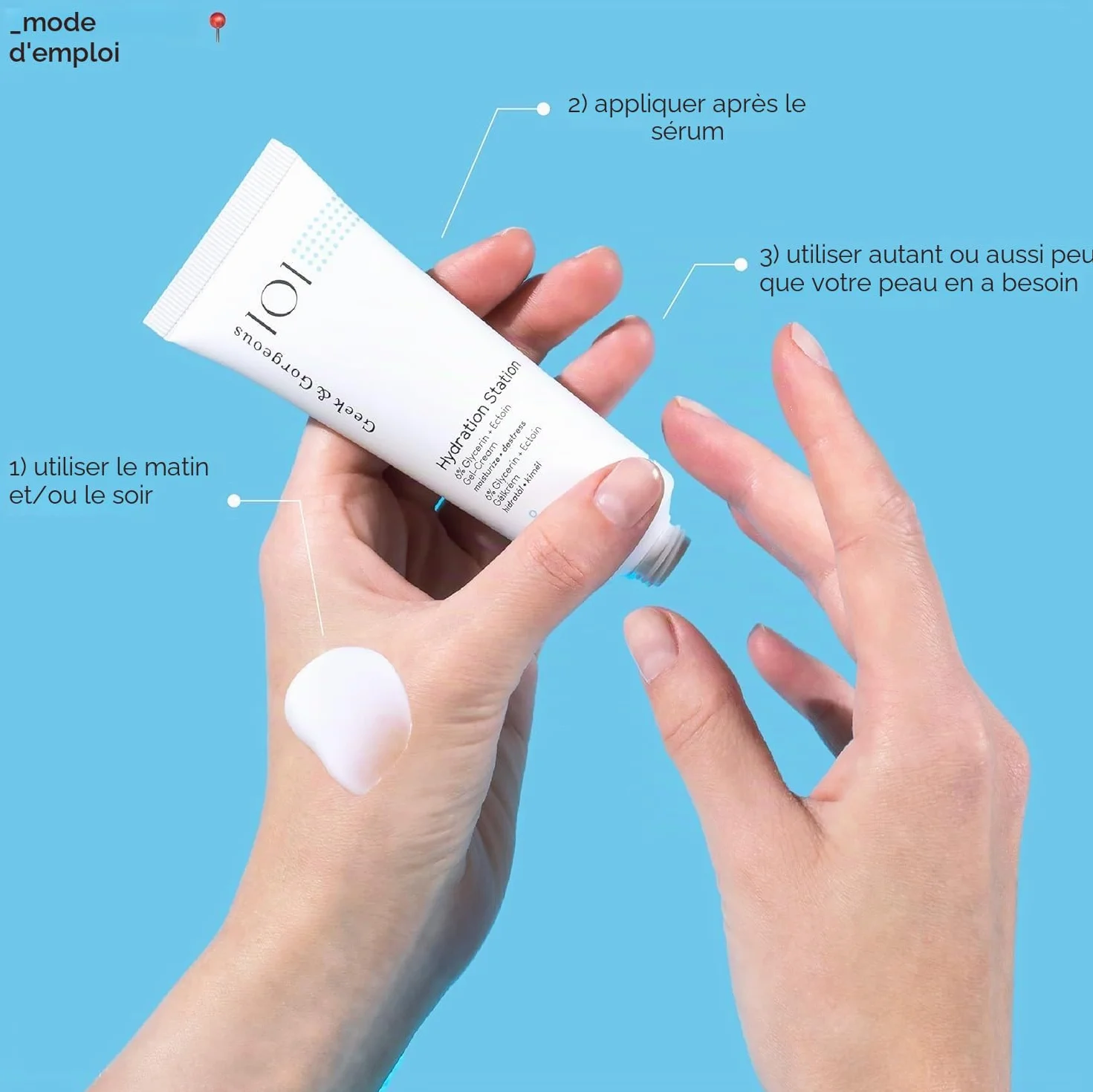 Geek & Gorgeous Hydration Station Gel-Crème Hydratant 50 ml