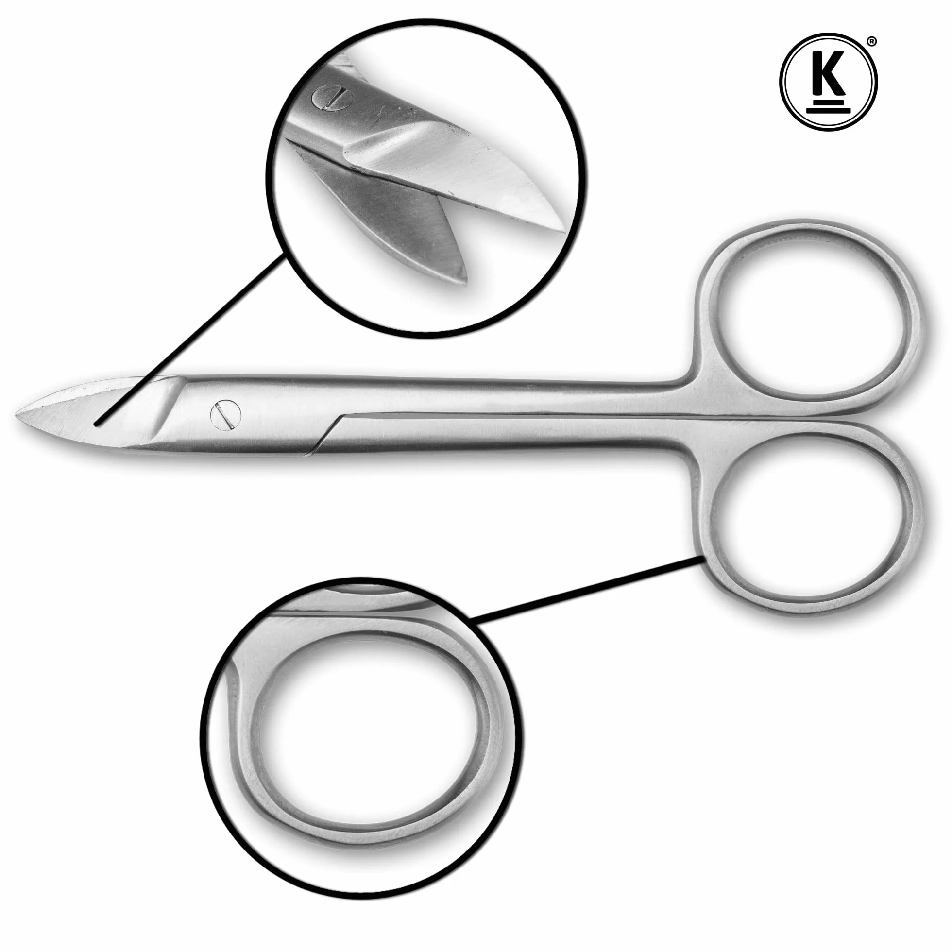 K-Pro Ciseaux à ongles pour les pieds tranchants