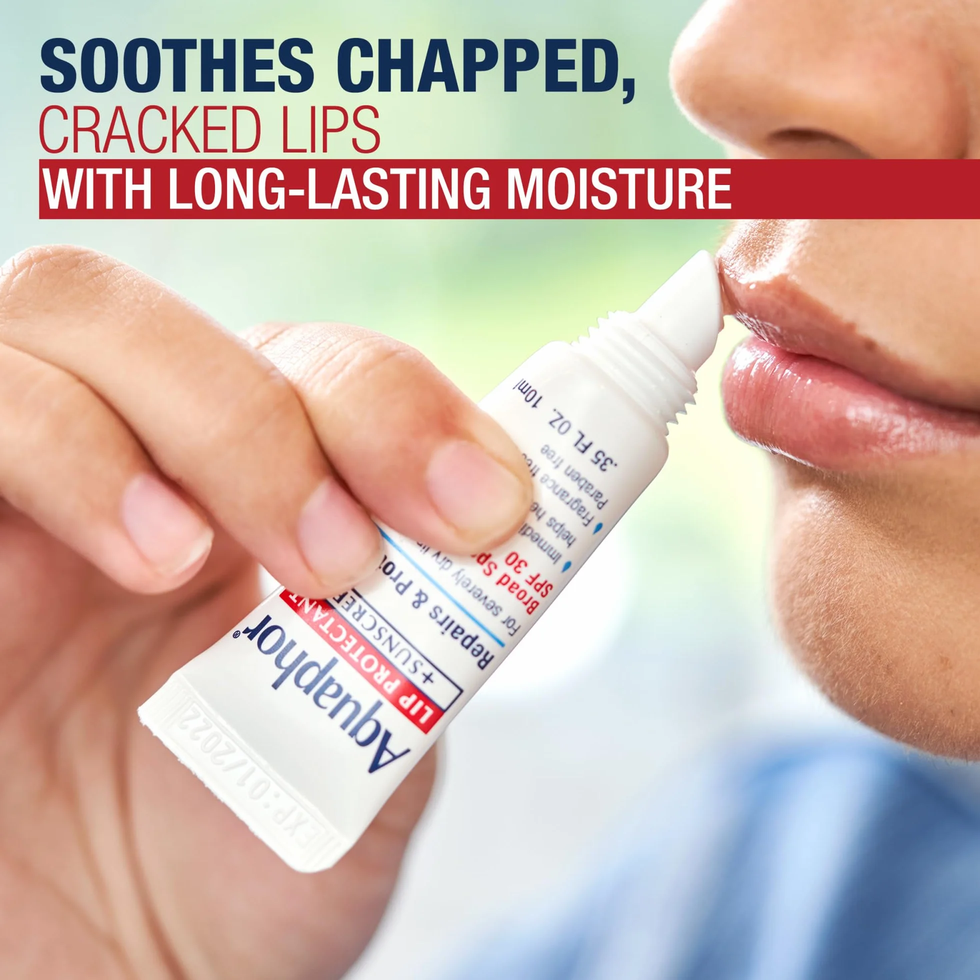 Aquaphor Réparation à la lèvre avec protection, 0,35 once fluide