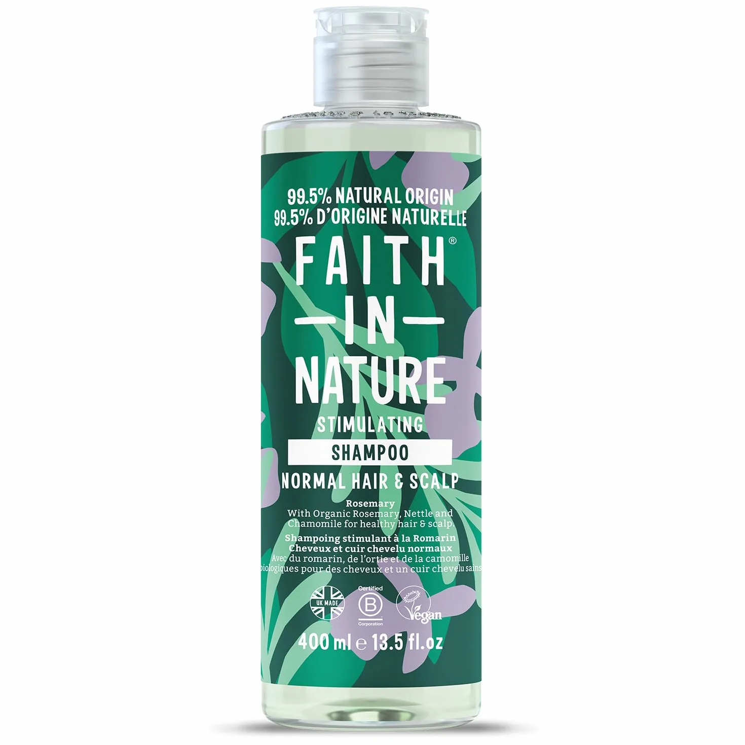 Faith In Nature Shampooing Naturel au Romarin 400 ml