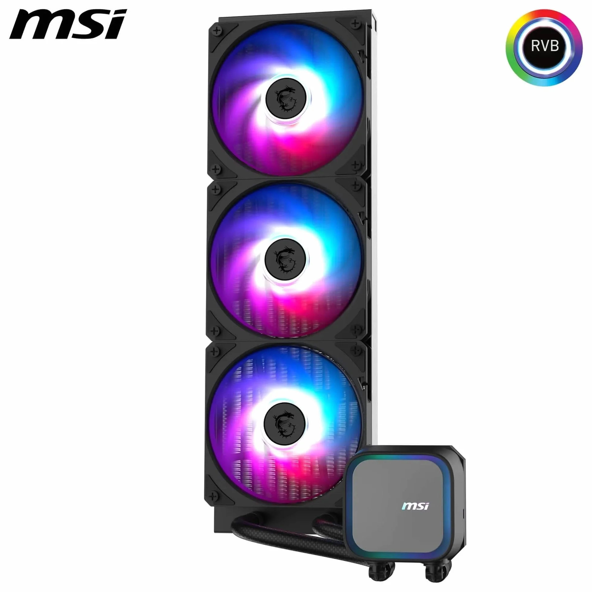 MSI MAG CORELIQUID A13 360 Watercooling AIO ARGB CycloBlade 7 Split-Flow Radiateur