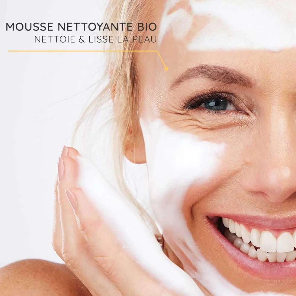 Mousse Nettoyante Pur'Immortelle Bio Démaquillant Anti-Âge 150ml PROPOS'NATURE