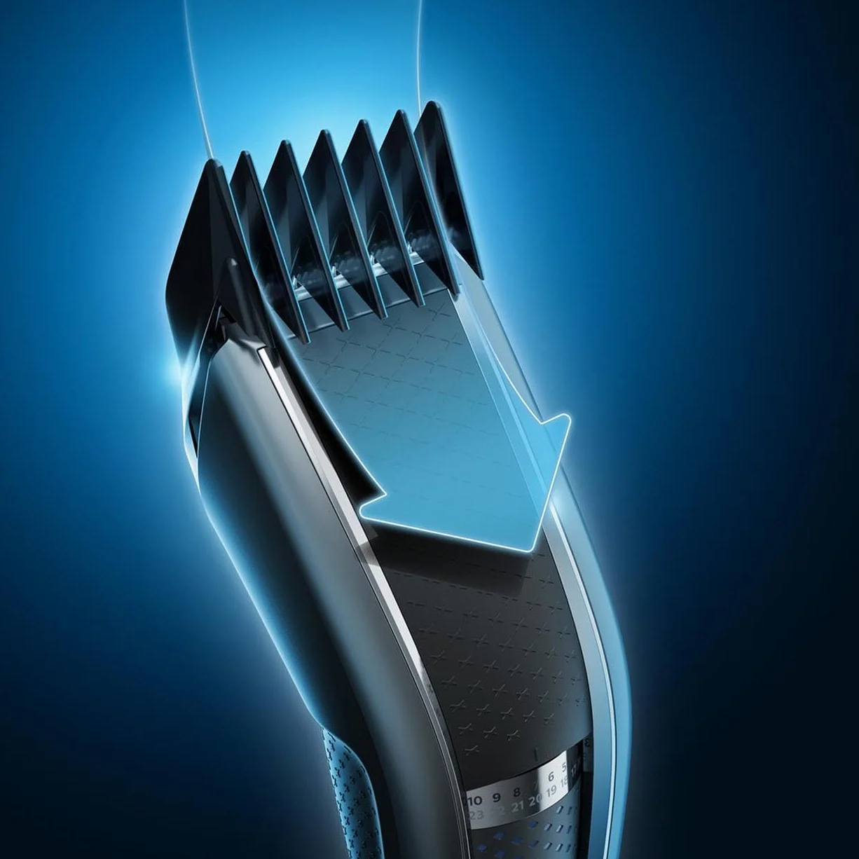 Philips Tondeuse à Cheveux Série 5000 HC5630/15 Lavable Trim-n-Flow Pro