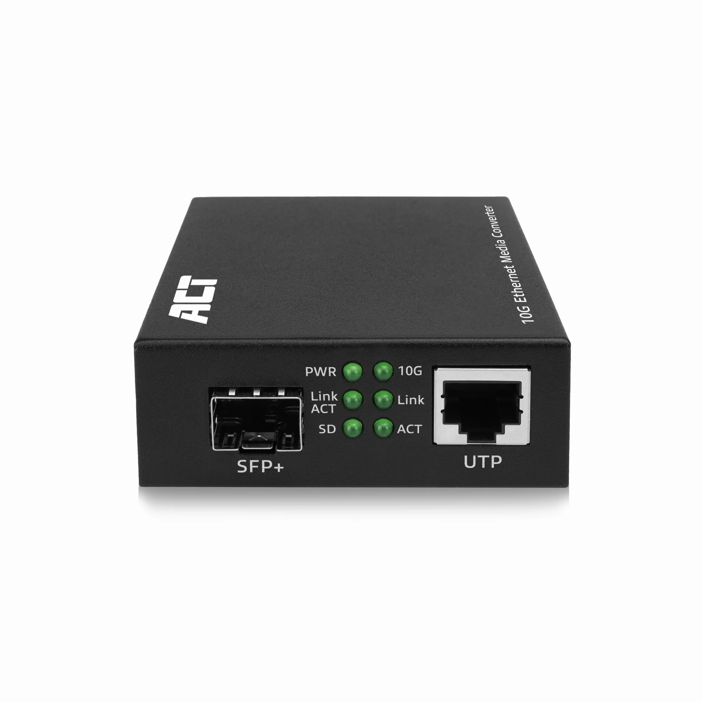 ACT Convertisseur Gigabit Ethernet Fibre Optique, Conforme à la Norme 802.3ab, Multi Mode, Single Mode SFP+ - AC4455