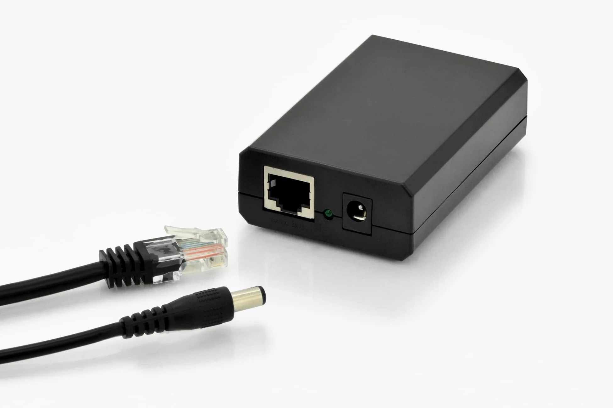 DIGITUS PoE+ Splitter - IEEE802.3at - Gigabit Ethernet - Tension de Sortie 5, 9, 12 Volt - DC 3.5mm Plug & Socket