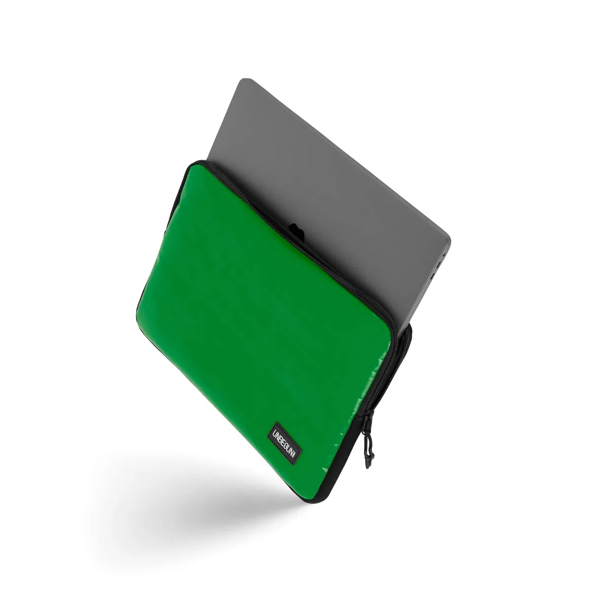 Coque pour MacBook Pro 13" en tissu upcycled (durable) - Housse pour ordinateur portable verte pour MacBook Pro 13" (2018/2019/2020)
