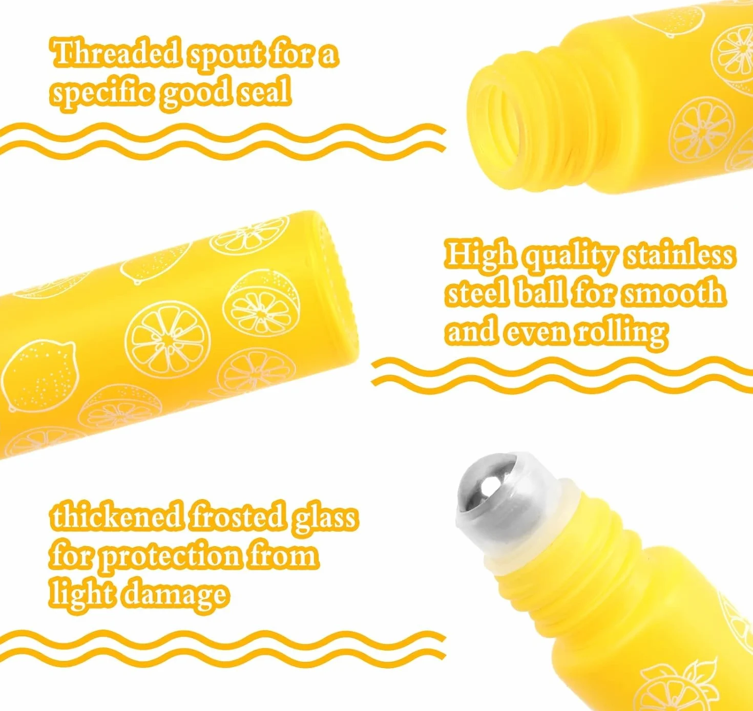 Bouteilles en Verre 10 ml pour Huiles Essentielles, Flacons Vide Rechargeable avec Compte-gouttes