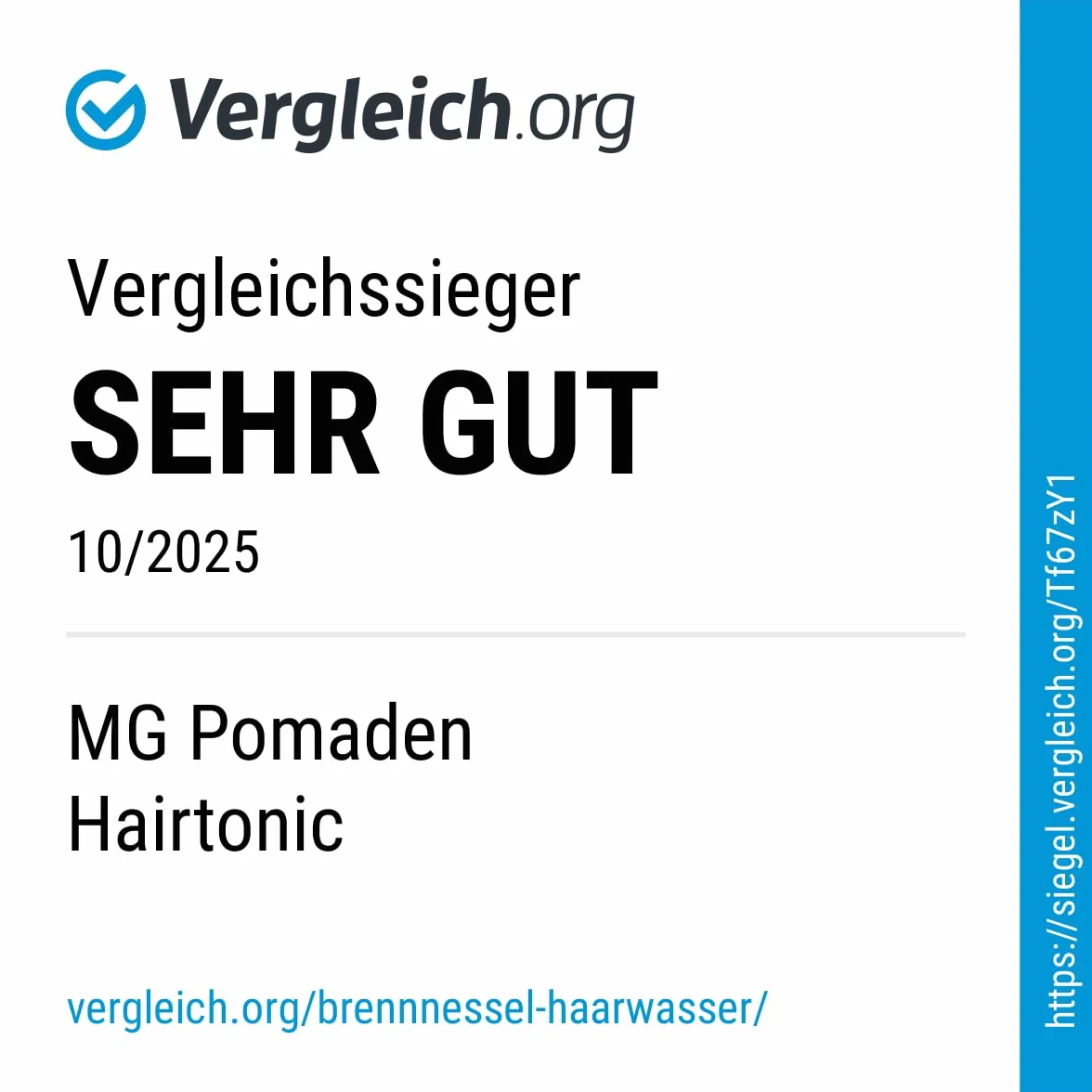Hairtonic Lotion Capillaire à l’Ortie – Soin quotidien cuir chevelu & cheveux – Caféine, Aloe Vera, Panthénol – Sans rinçage