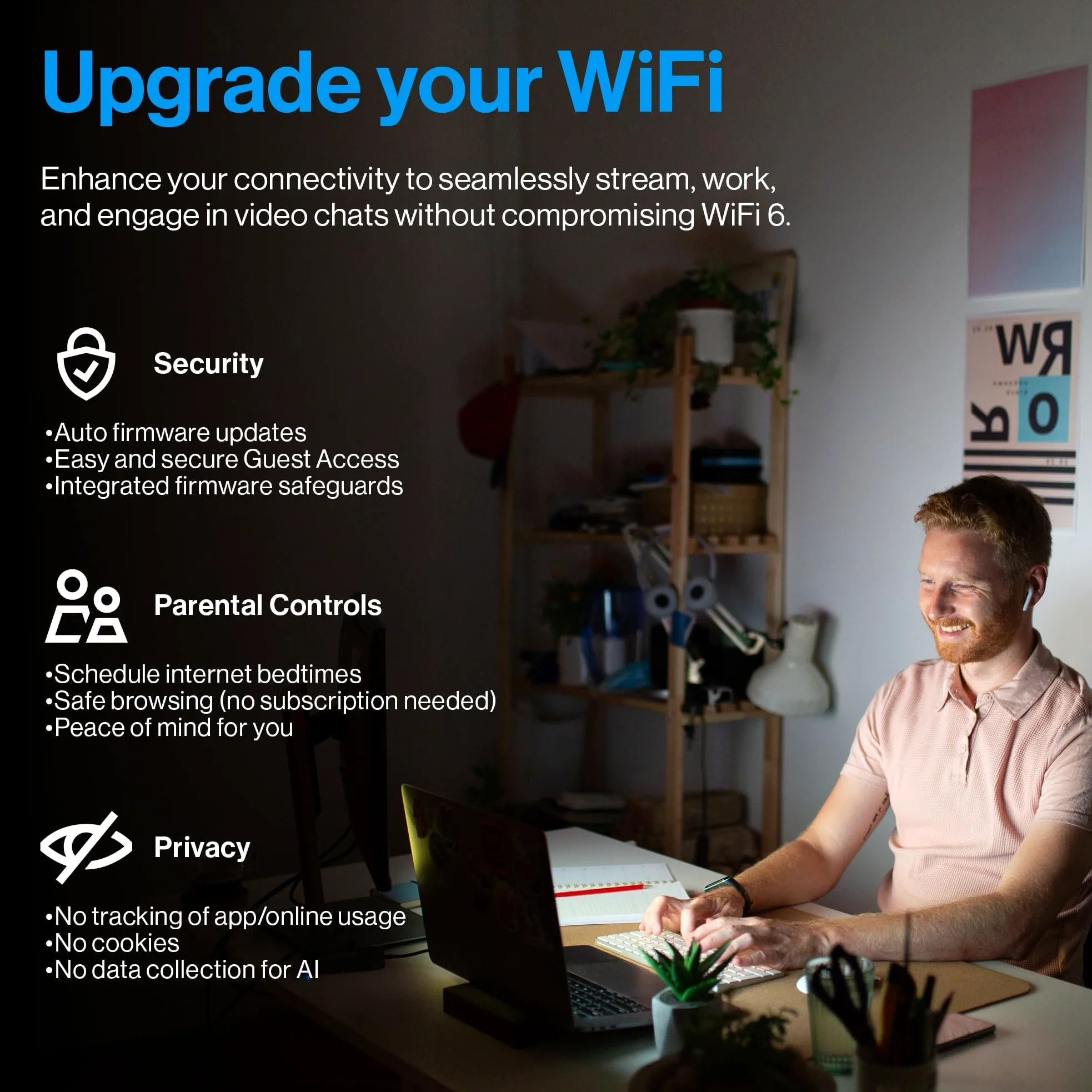 Linksys Classic Micro Pro 6 – Routeur WiFi 6 Mesh Double Bande (AX5400) – Routeur Internet sans Fil Gigabit, Jusqu’à 5 400 Mbit/s, 35 appareils ou Plus, portée de 250 m²