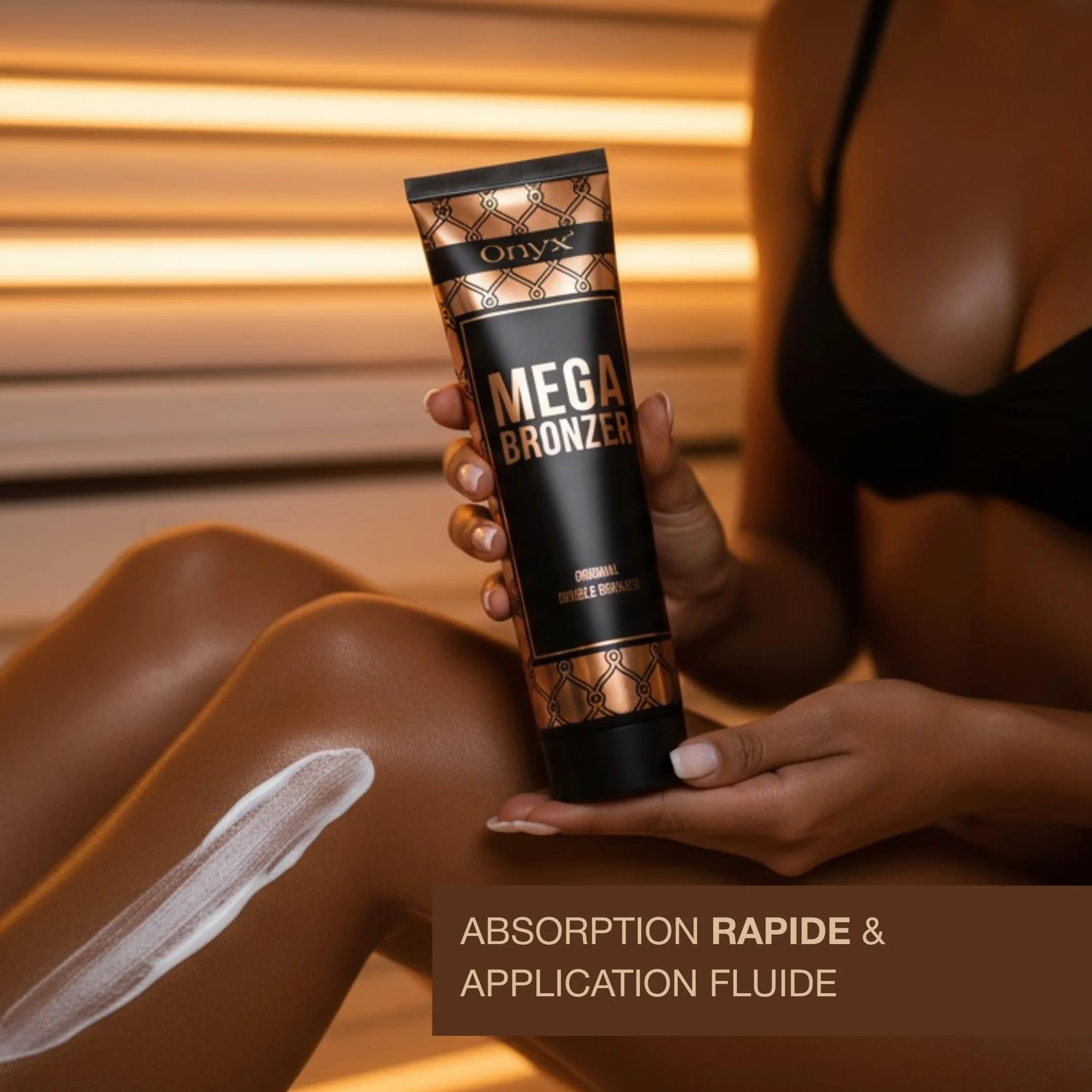 Lotion Bronzante pour Cabine UV avec DHA & Érythrulose, Bronzage Intense et Foncé, 150 ml