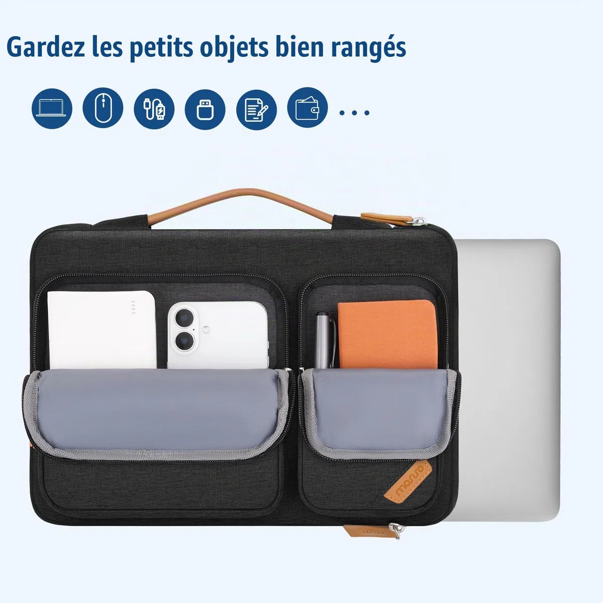 MOSISO Housse Protection Kit Compatible avec MacBook Air 13 Pouces M5-M1