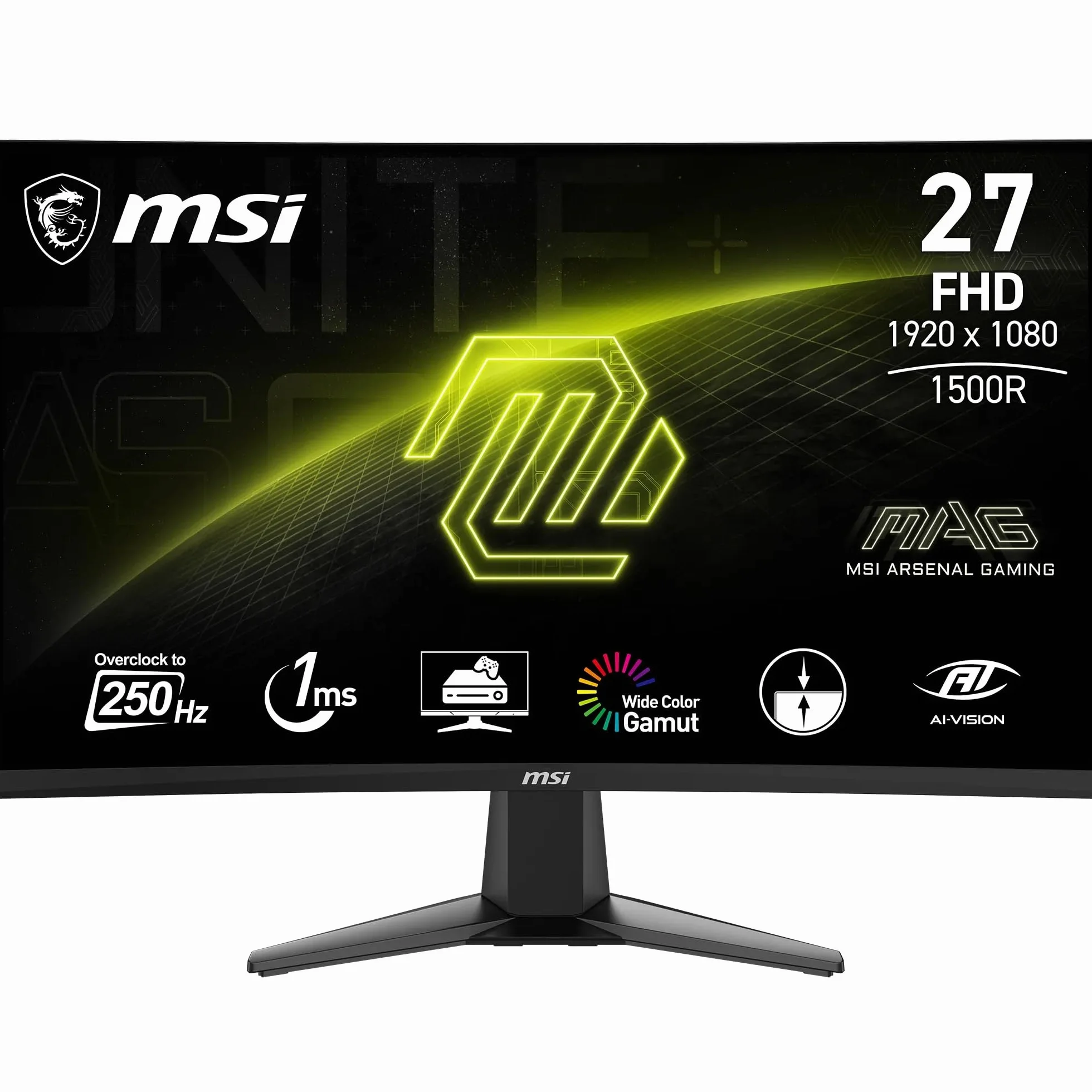 MSI MAG 27C6X Écran Gaming incurvé 27" FHD