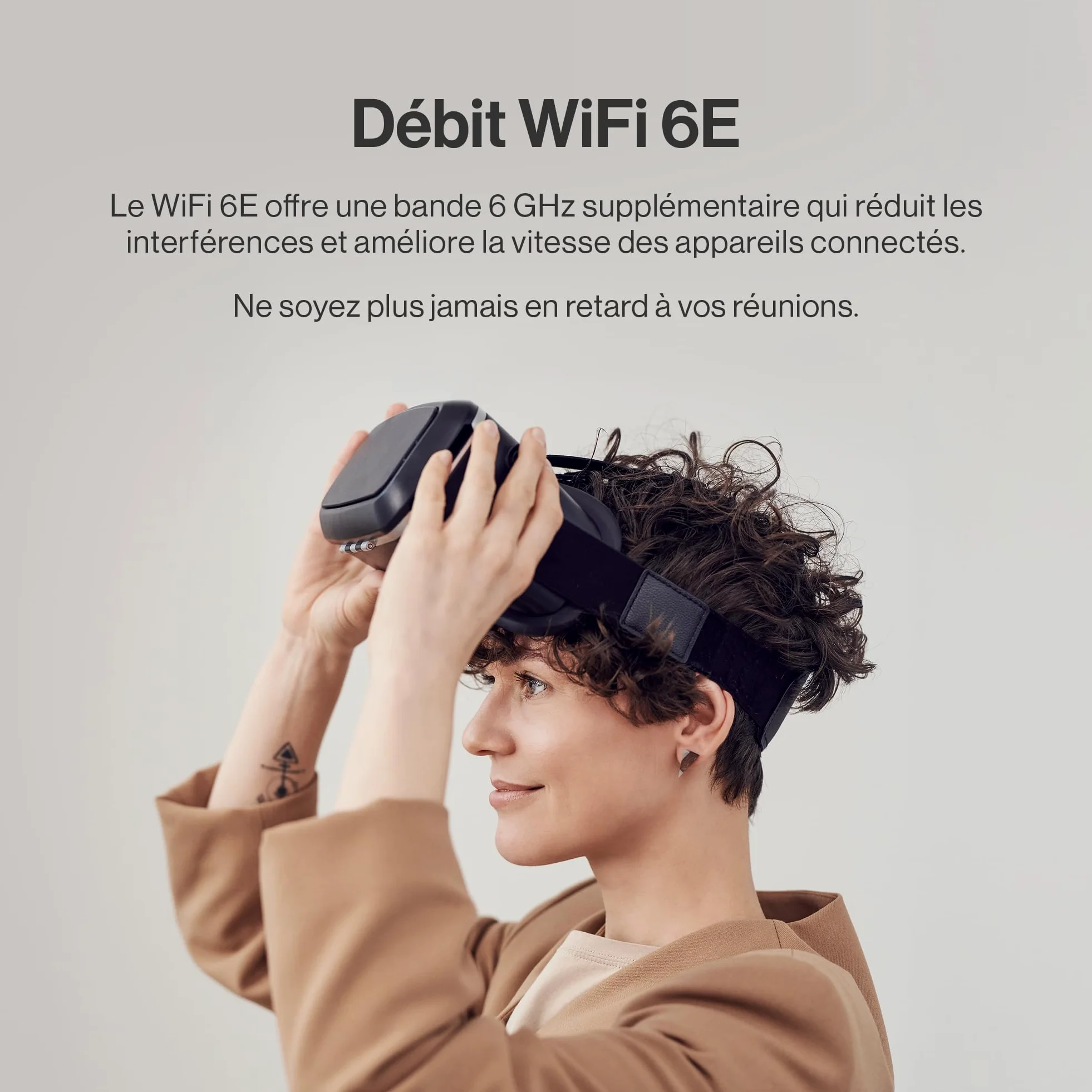 Linksys Système WiFi 6E Mesh Linksys Velop Pro MX6202-KE – Routeur Cognitive Mesh 6 GHz et 5,4 Gbit/s – Couverture Multiroom jusqu’à 550 m² et 400 appareils – Lot de 2