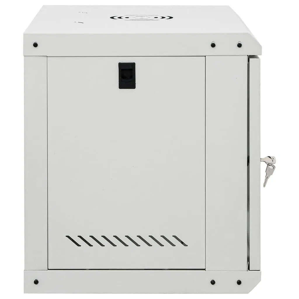 9HE Armoire réseau 19" - Montage mural - 53 x 40 x 45 cm - Armoire serveur IP20 - Boîtier en acier avec porte en verre