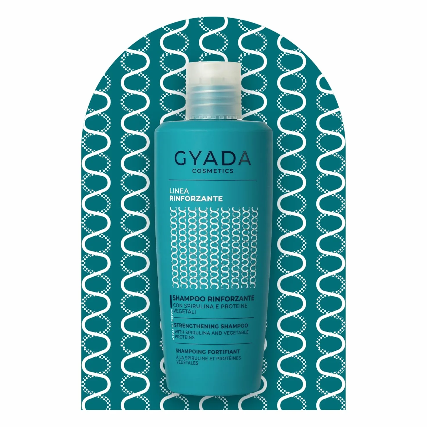 GYADA COSMETICS Shampooing fortifiant à la spiruline cheveux cassants clairsemés 250 ml