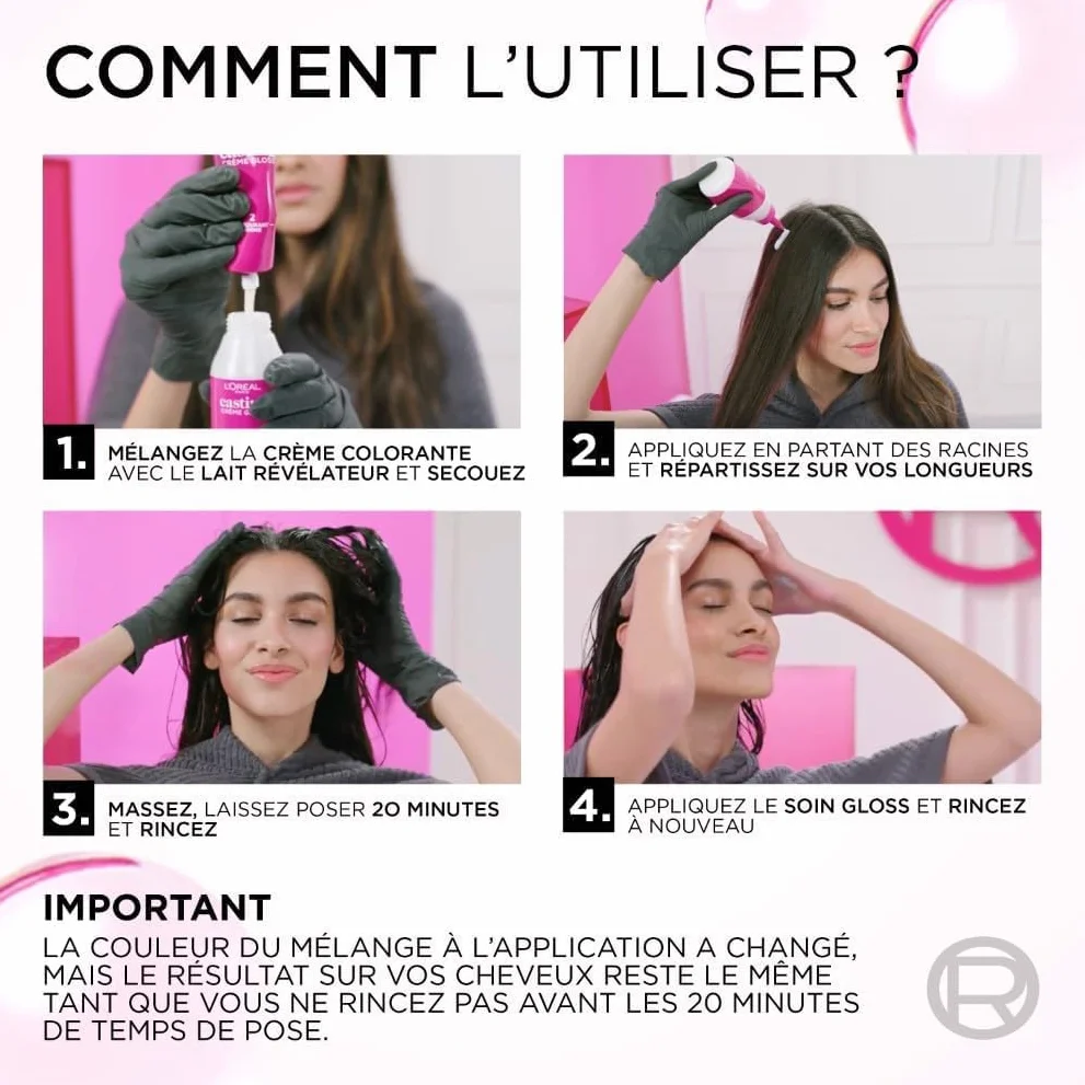 L’ORÉAL PARIS Casting Crème Gloss Cerise Noire 3.60 Coloration Cheveux Semi-Permanente