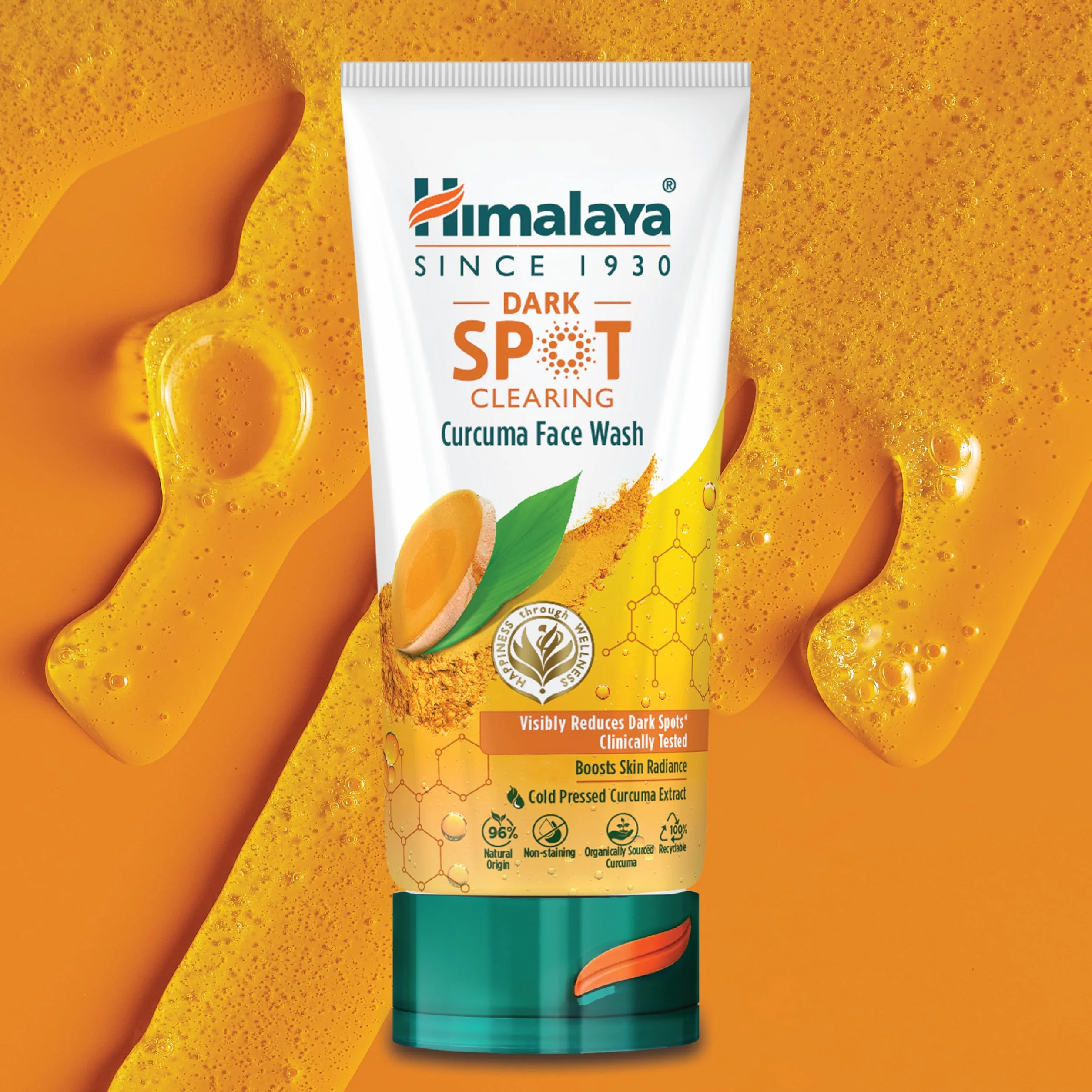 Himalaya Dark Spot Clearing Curcuma Nettoyant visage 150 ml