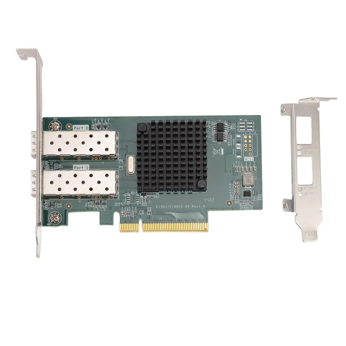Fabater Carte Réseau Gigabit Ethernet PCI-E, Carte Réseau Gigabit Anti-interférence à Double Port pour Ordinateur de Bureau