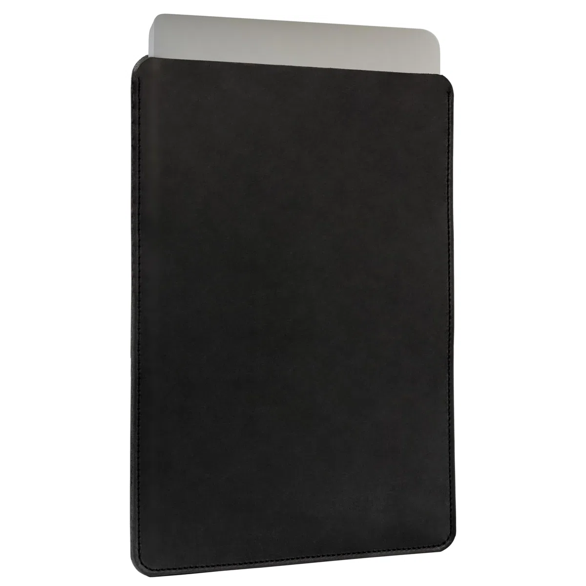 Housse en Cuir pour MacBook Air 13 Pouces (2018, 2019, 2020 - Intel, M1 / 2022, 2024, 2025 - M2, M3, M4) et pour MacBook Pro 13" (2016, 2017, 2018, 2019, 2020 - Intel, M1 / 2022 - M2) (Noir)