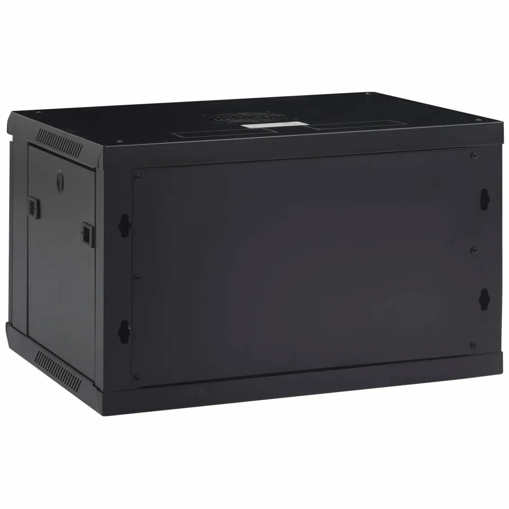 Armoire Réseau, Armoire Serveur Baie de Serveur Coffret Boit de Réseaux Mural 6U 19" IP20 600x450x375 mm