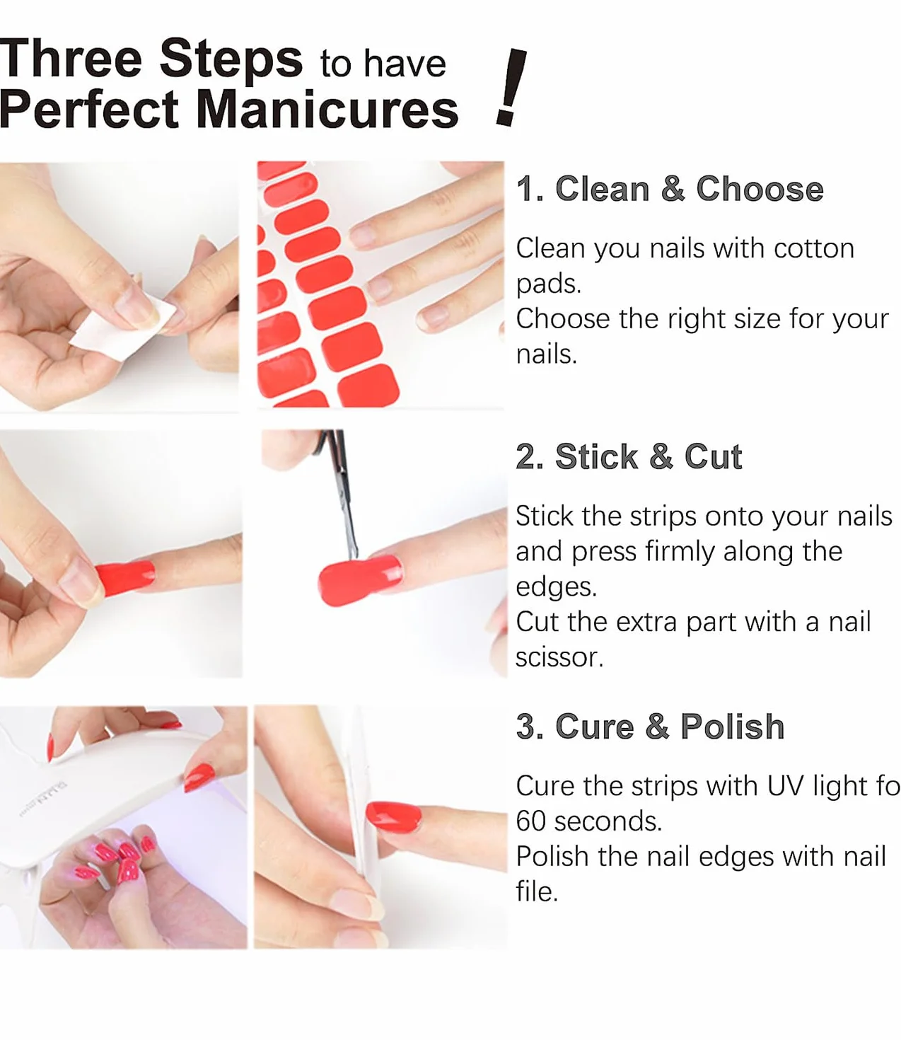Vernis Autocollant UV Aurore 32pcs Film pour Ongles Autoadhésif Nail Art