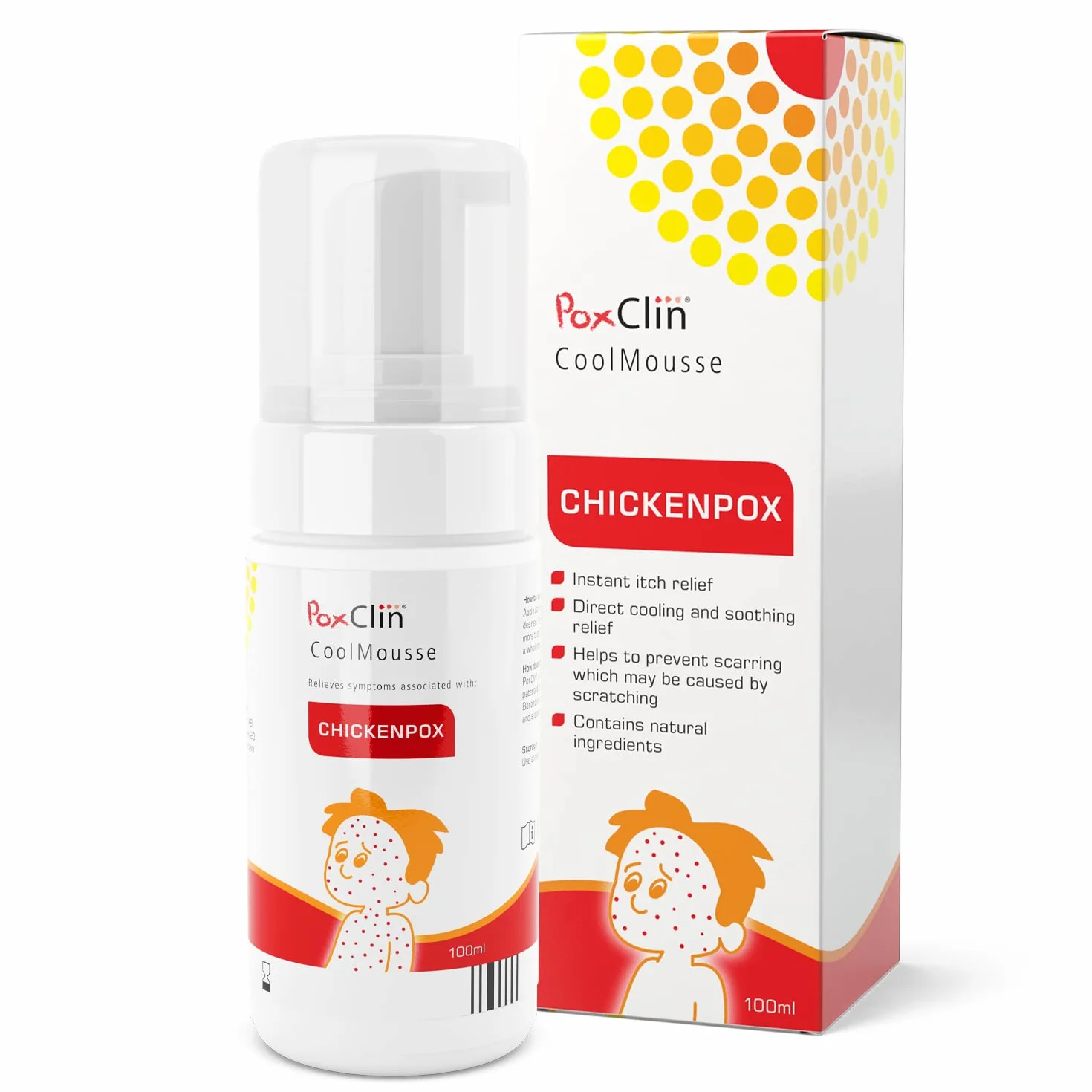 Poxclin Cool Mousse for Children with Chickenpox 100ml