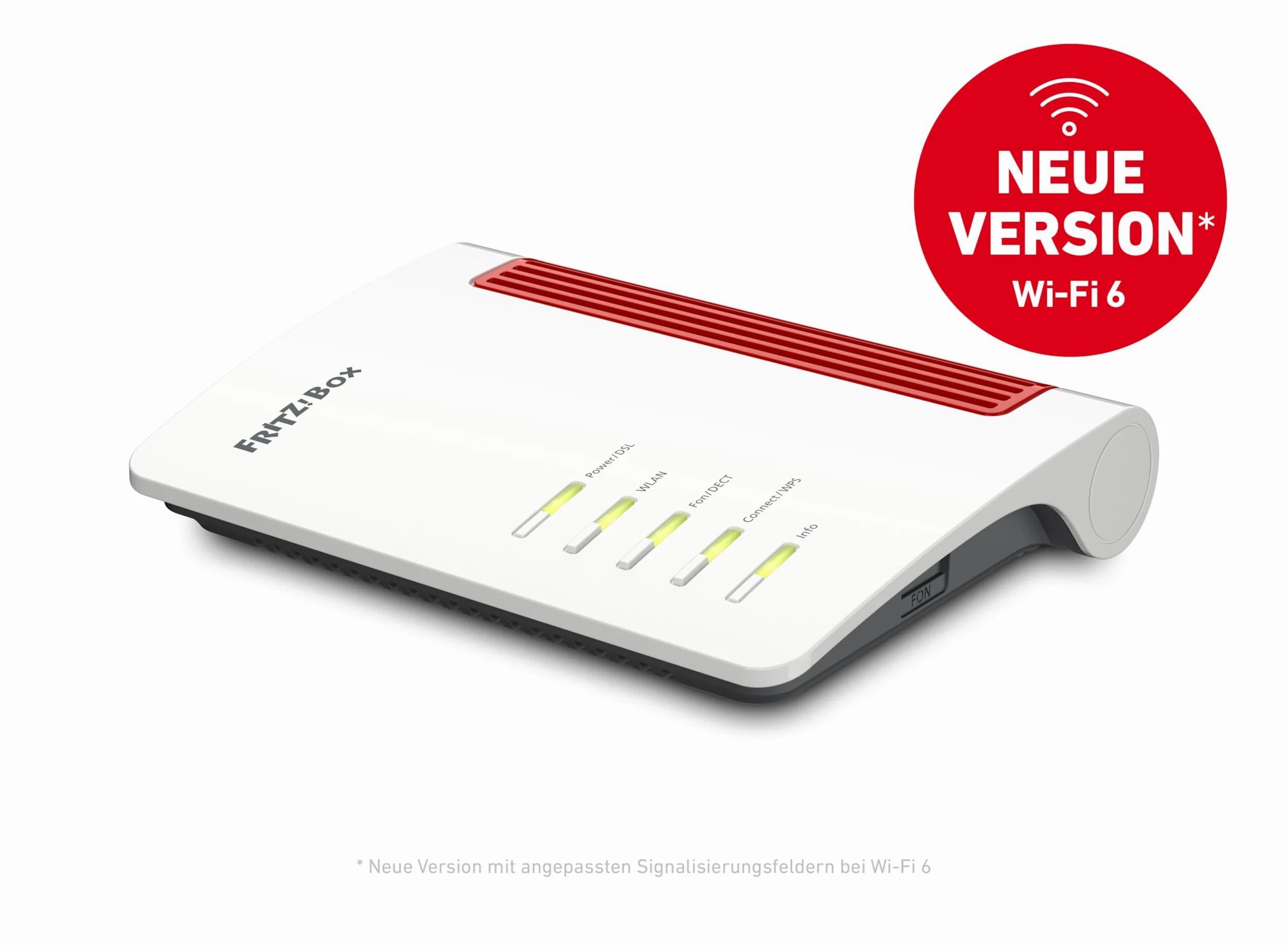 AVM FRITZBox 7530 AX Routeur Wi-Fi 6 (DSL/VDSL, 1 800 Mbit/s (5 GHz) et 600 Mbit/s (2,4 GHz), jusqu'à 300 Mbit/s avec supervectoring VDSL 35b, maille Wi-Fi, base DECT) (reconditionné)