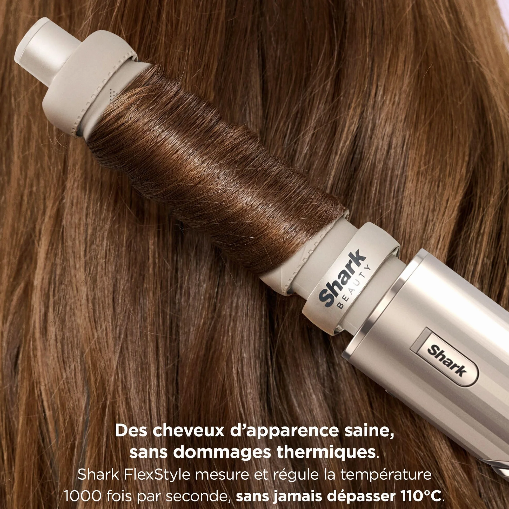 Shark styler à air chaud multi-styles avec boucleurs auto-enroulants, brosses, concentrateur