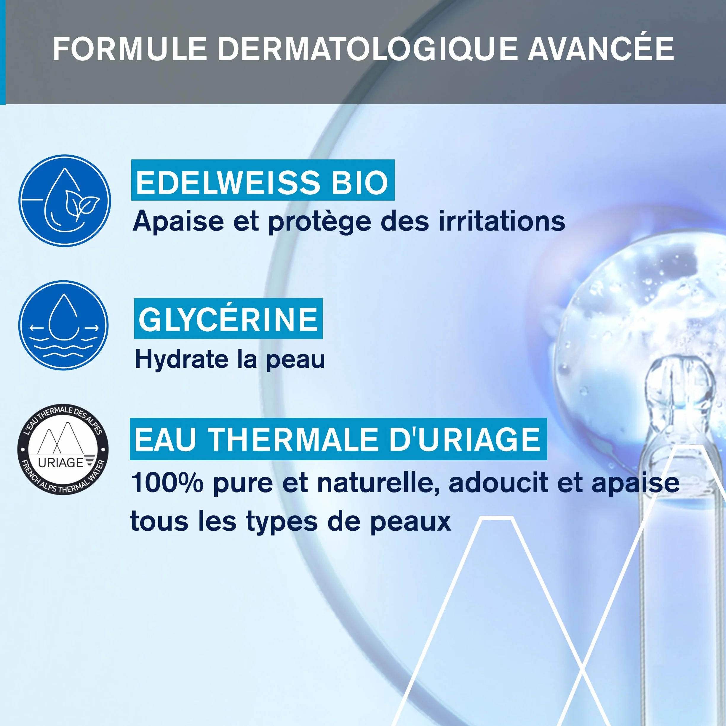 Uriage Gelée Démaquillante Rafraîchissante 150ml - Nettoie, Hydrate, Apaise