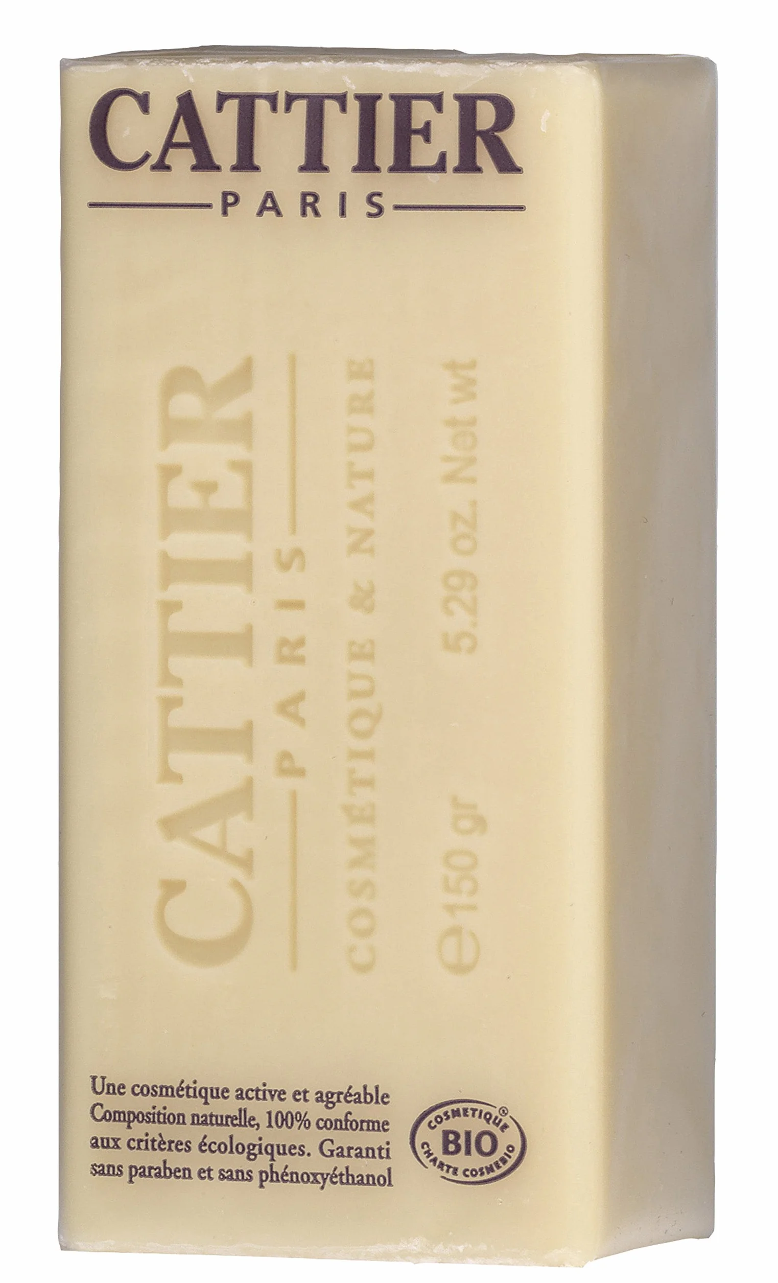 Cattier Savon Doux Végétal Surgras Karité Bio Peaux Sèches 150 g