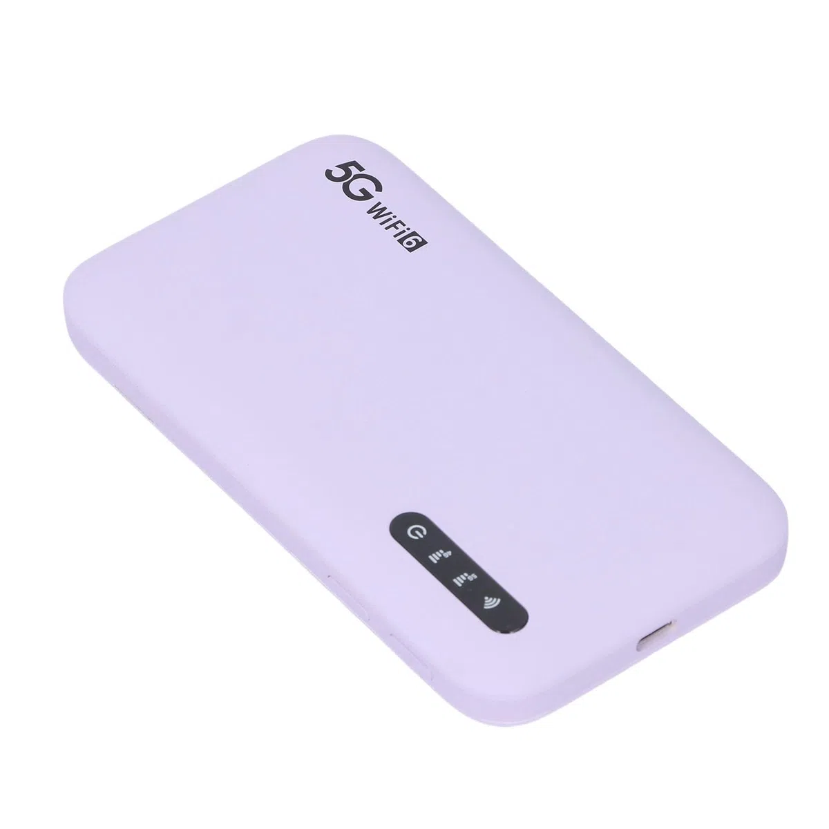 Point D'accès Mobile 5G, Routeur Wi-FI Haut Débit de Wi-FI 6 avec Emplacement pour Carte Nano SIM, Compatible avec 16 Appareils, Batterie 6100 MAh, Point D'accès Wi-FI Portable