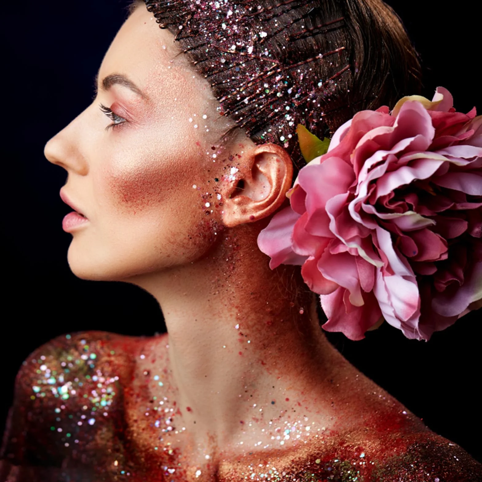 Palette Fard à Paupières Professionnel 35 Couleurs Glitter Yeux Longue Durée Scène