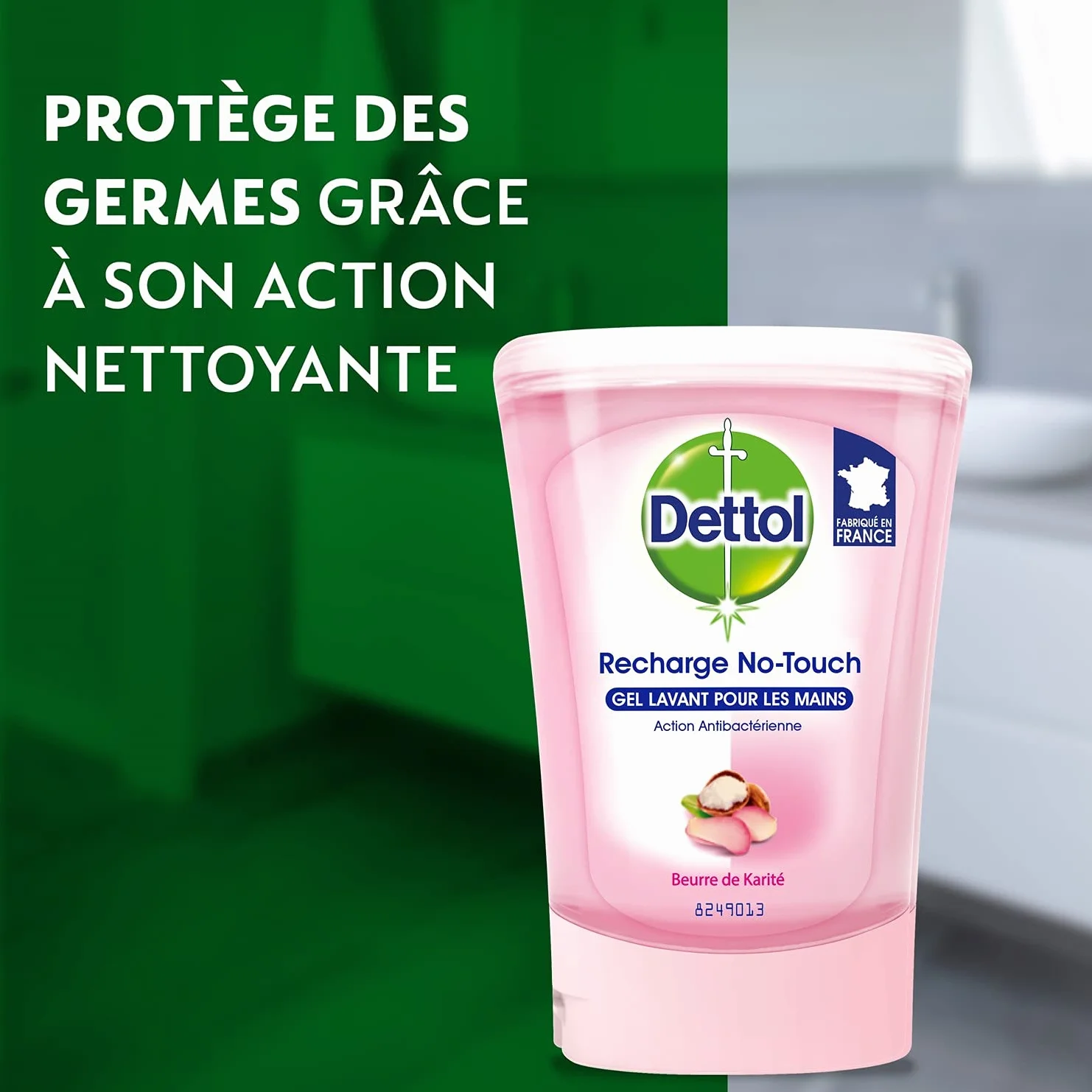 Dettol No Touch recharge Eau de Rose et Beurre de Karité 250 ml 3x250ml