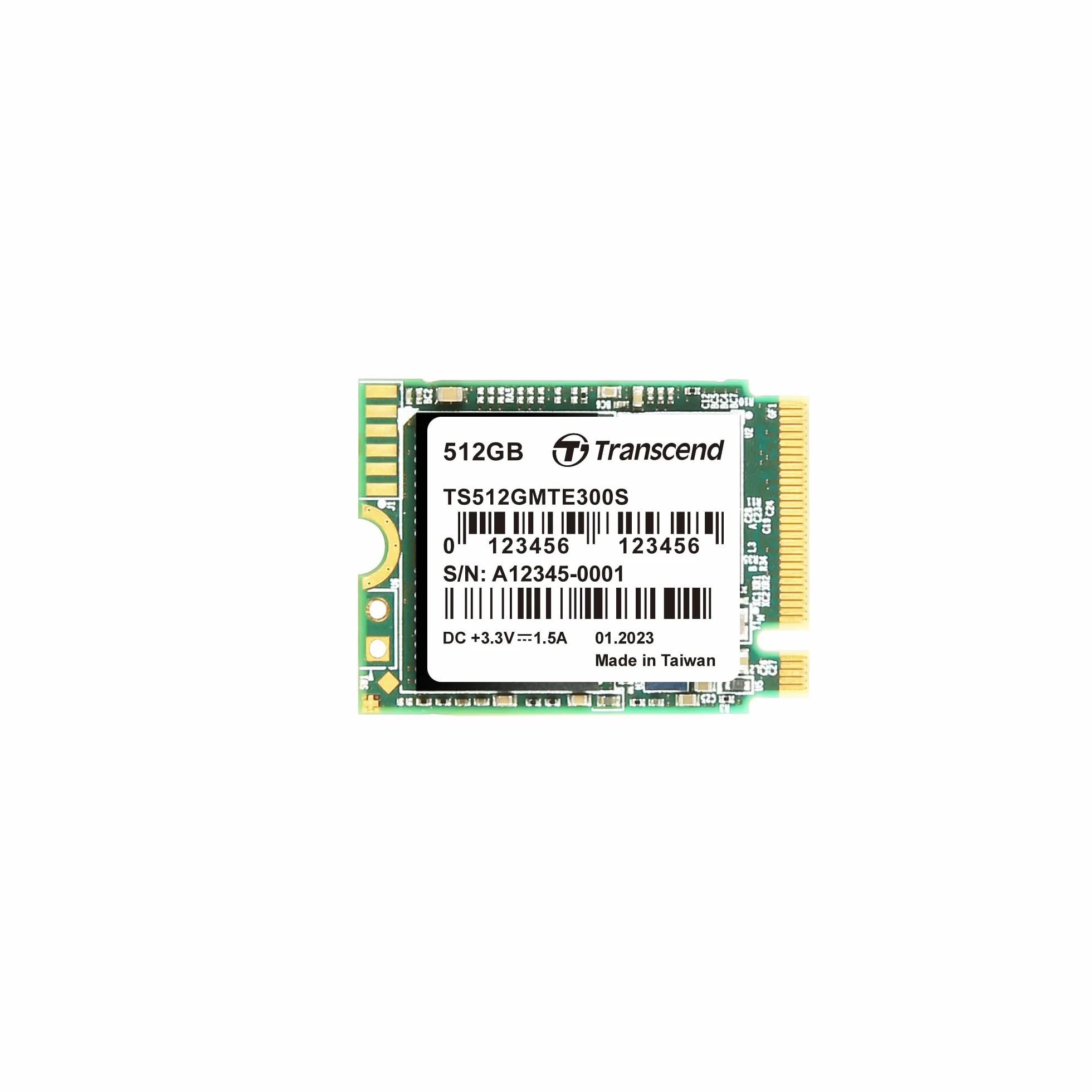 Transcend 512GB MTE300S PCIe 2230 SSD, 2000MB/s for Steam Deck, Surface Pro