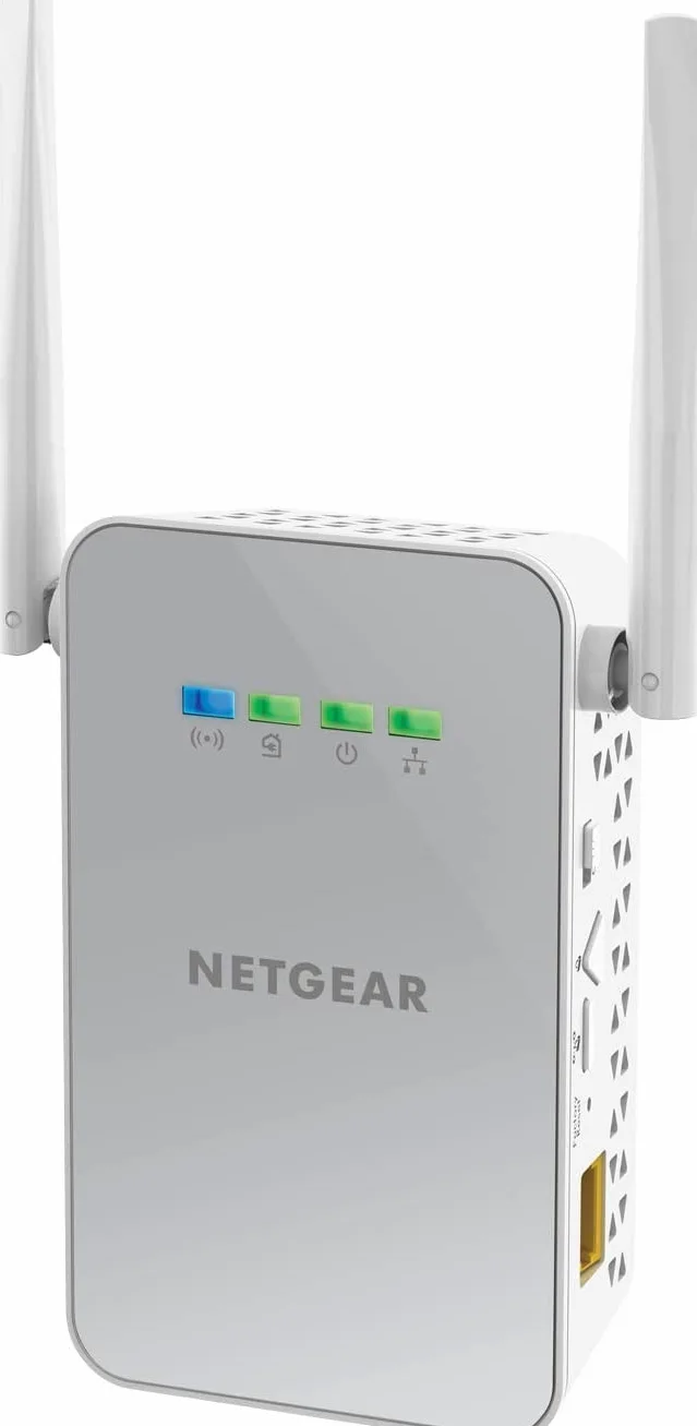 NETGEAR PLPW1000, CPL WiFi 1000 Mbps avec 1 Port Ethernet, Prise CPL Fibre idéal & PLP1000, CPL 1000 mbps avec Port Ethernet, Prise CPL Fibre idéal pour Avoir Internet Partout dans la Maison