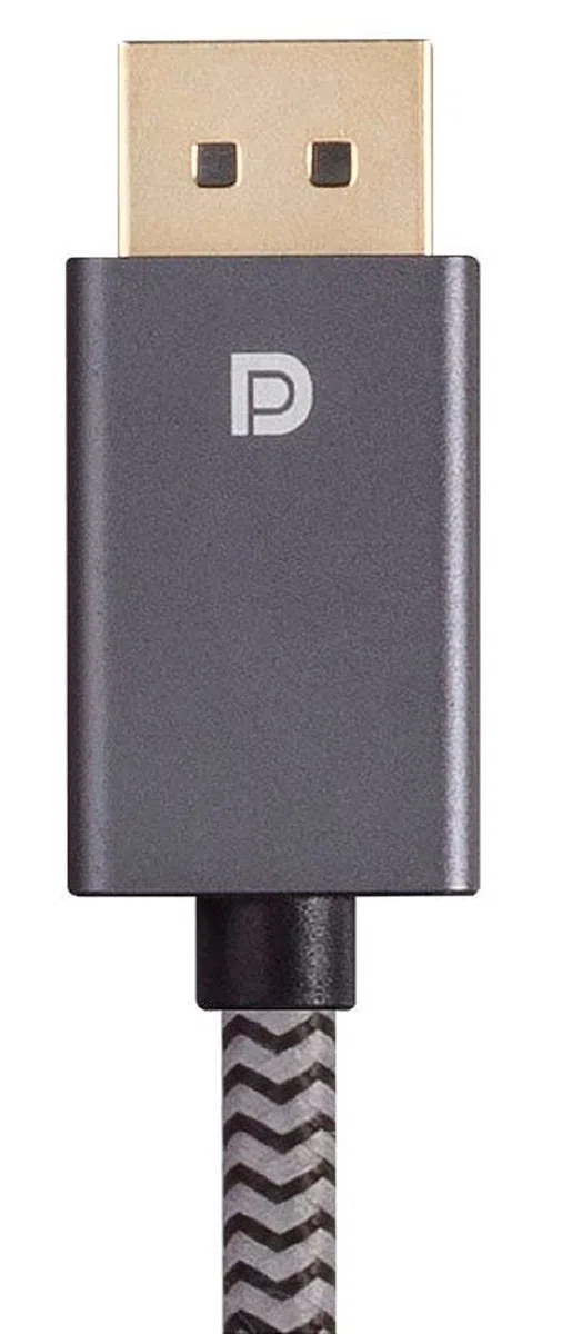 Monoprice Lot de 10 câbles DisplayPort 1.4 EasyPlug en nylon tressé – Gris – 8K @ 60 Hz, jusqu'à 32,4 Gbit/s, compatible avec PC, ordinateur portable, TV, projecteur
