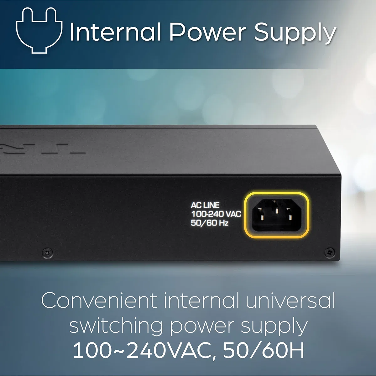 TRENDnet, TEG-S25, Commutateur Gigabit 24 Ports, 24 Ports Gigabit RJ-45, capacité de Commutation 48 Gbit/s, Conception sans Ventilateur, boîtier métallique, Alimentation Interne, Noir
