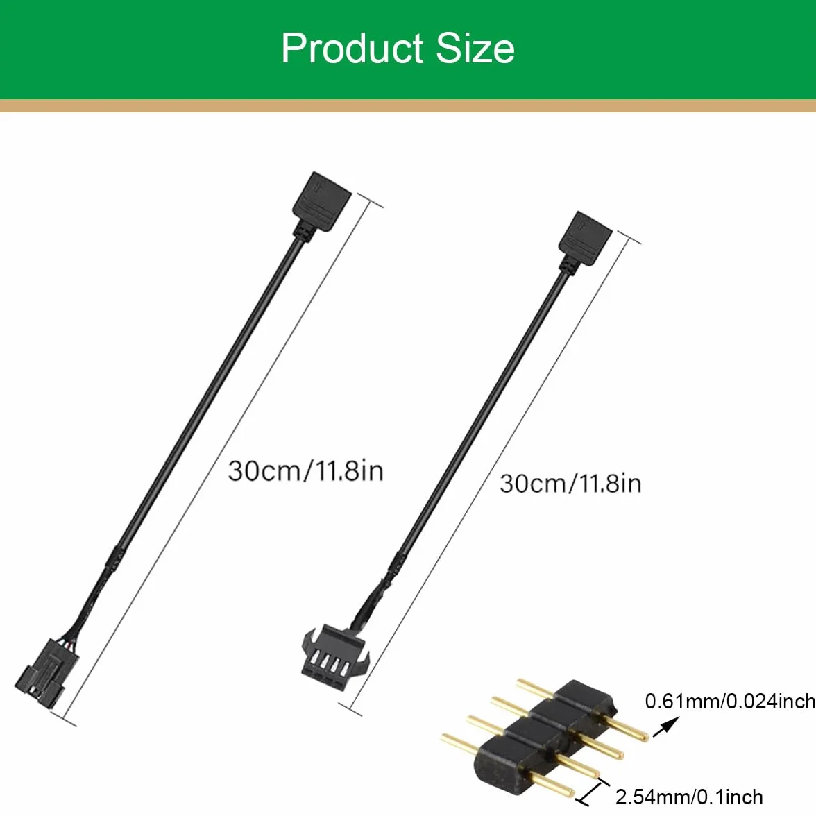 Câble d'extension RVB 4 broches vers adaptateur 12V mâle/femelle pour bandes LED, ventilateurs PC, cartes mères