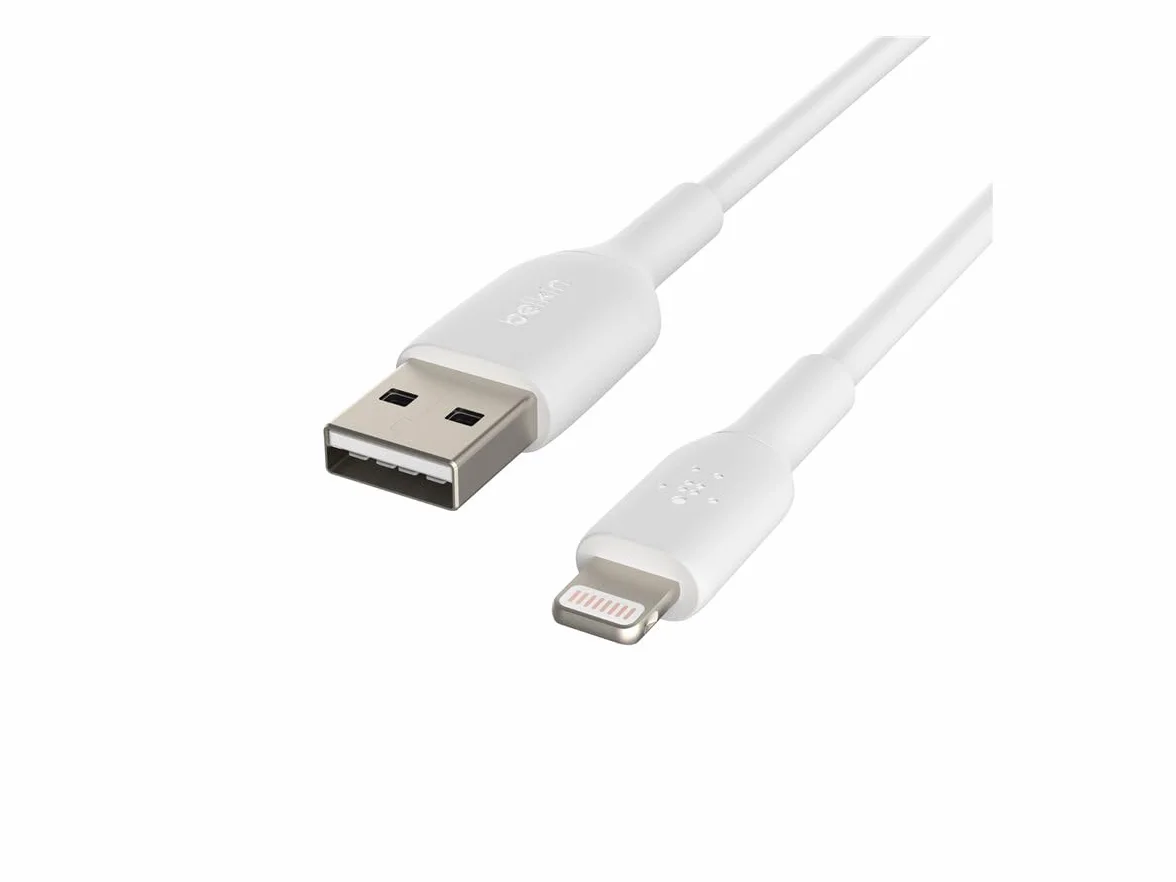 Belkin Câble Lightning Boost Charge 1 m Blanc MFi pour iPhone iPad AirPods